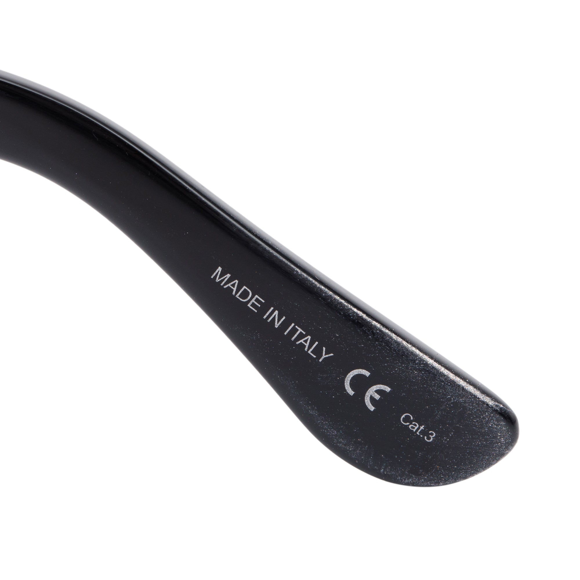 Saint Laurent SL M3 Black Acetate Monogram Logo Wayfarer Sunglasses w/ Case