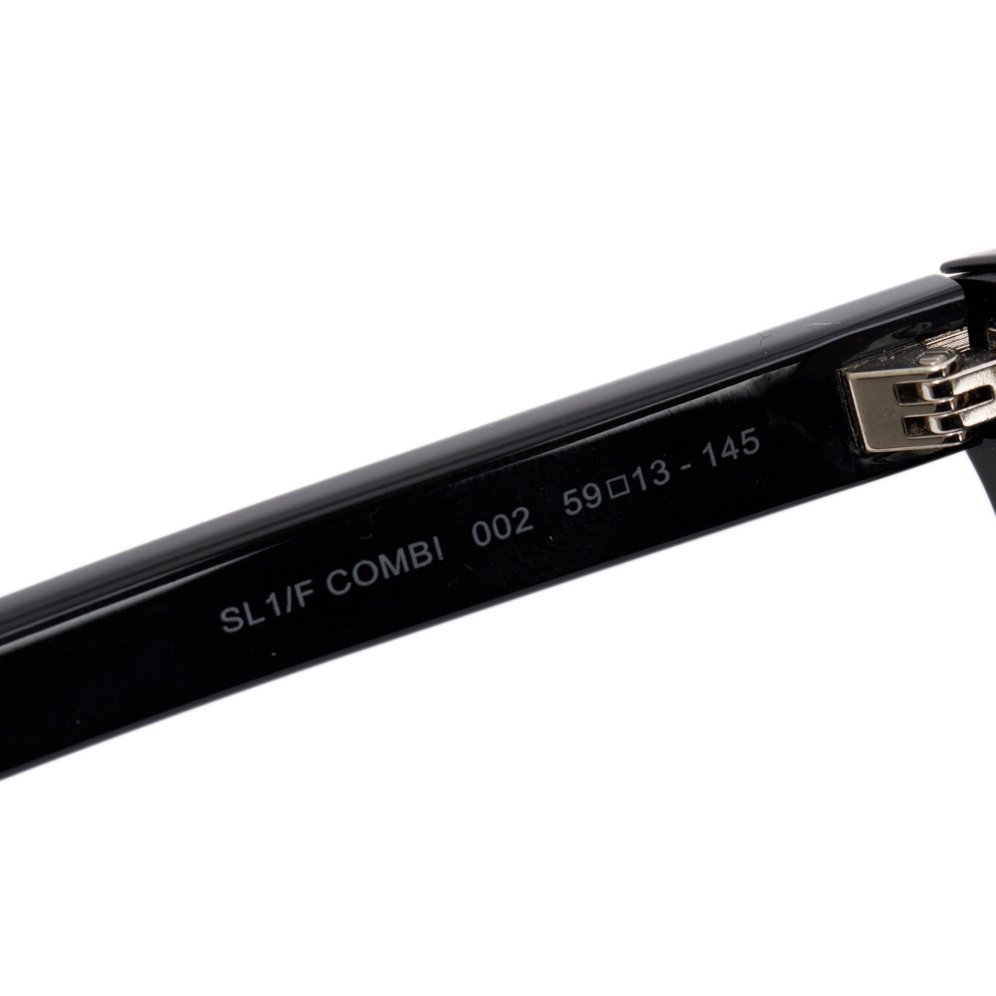 Saint Laurent SL1/F Black Acetate Sunglasses w/ Case