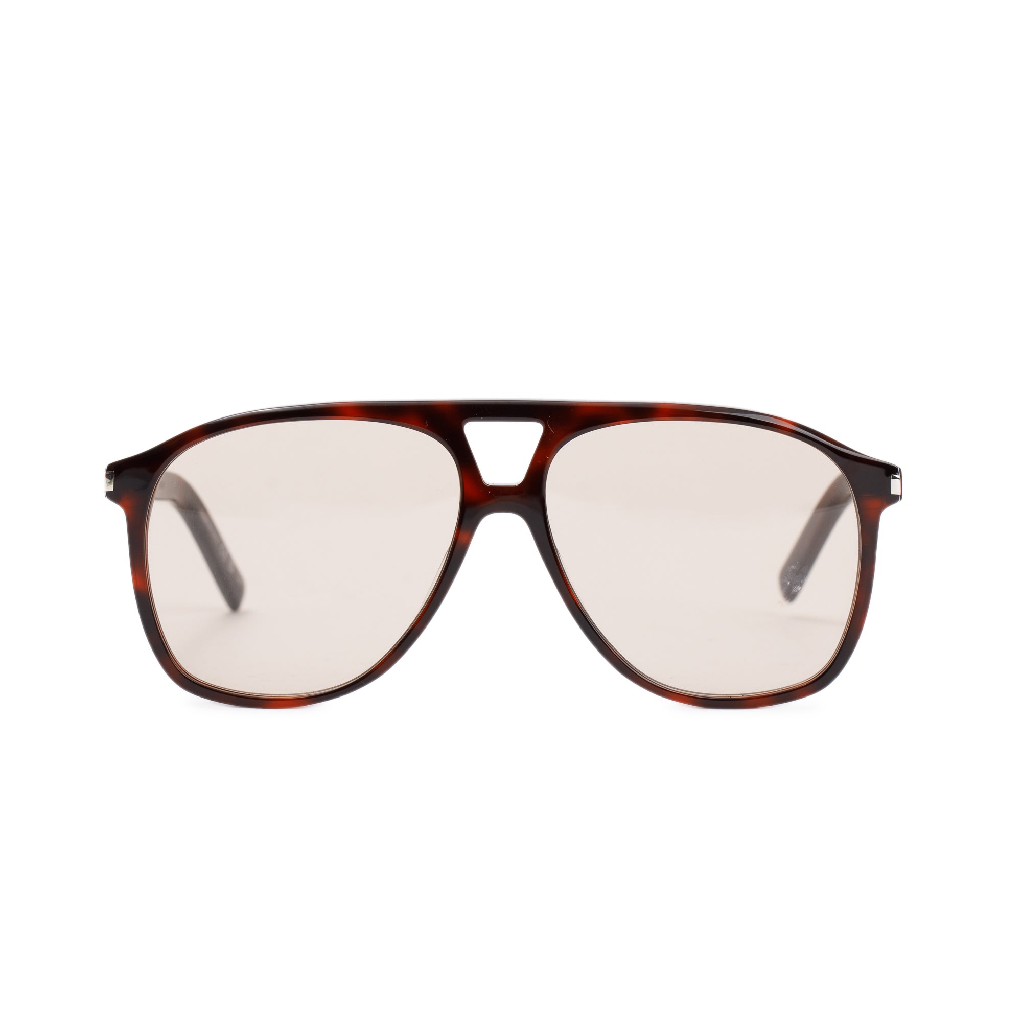 Saint Laurent SL596 Dune Tortoiseshell Acetate Sunglasses w/ Case