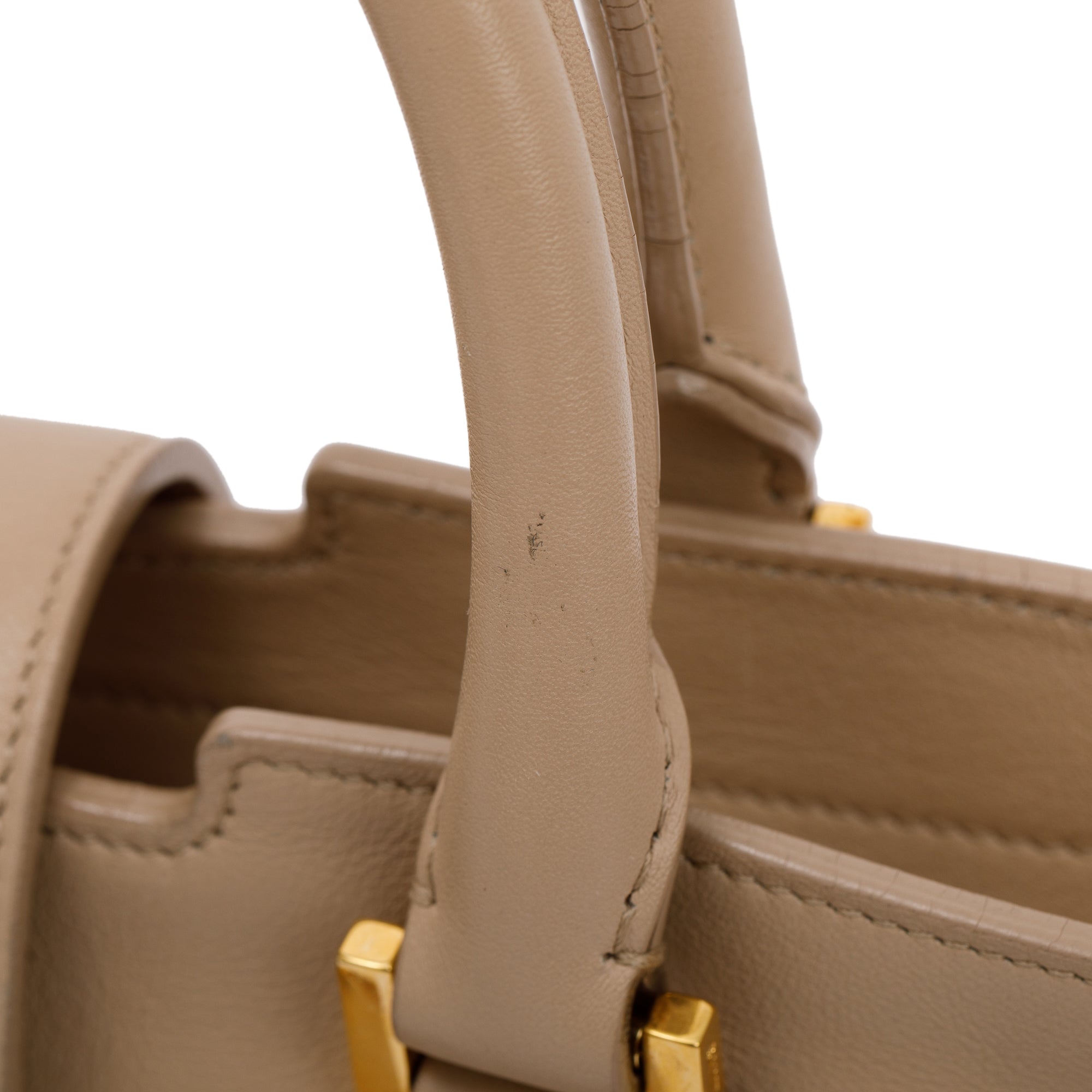 Saint Laurent Small Monogram Downtown Cabas Bag w/ Strap