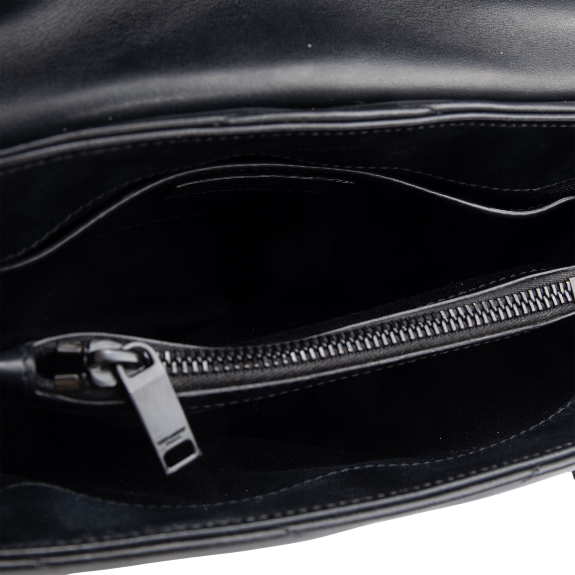 Saint Laurent So Black Quilted Leather Small Loulou Shoulder Bag