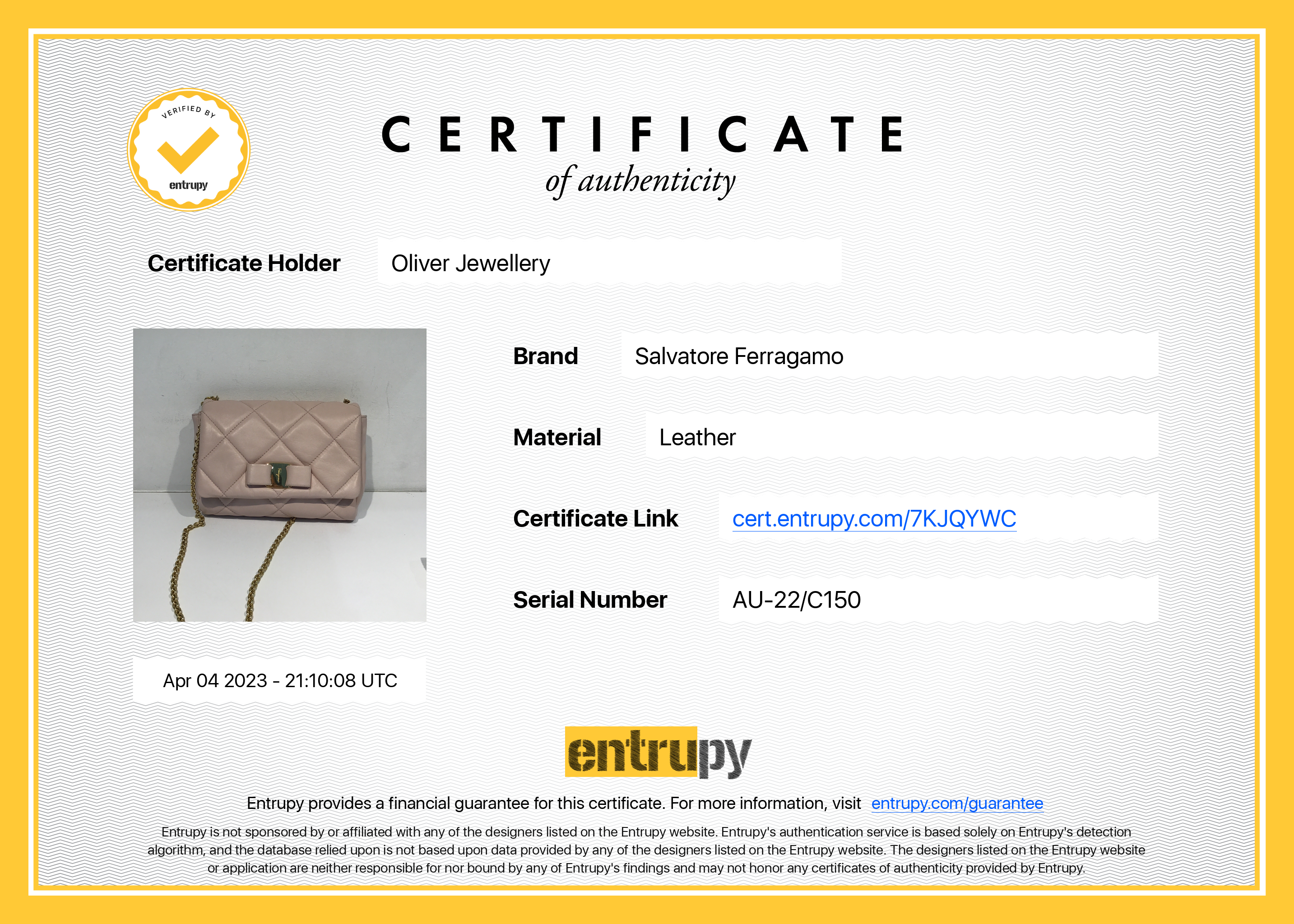 Salvatore Ferragamo Miss Vara Soft Quilted Bow Mini Bag