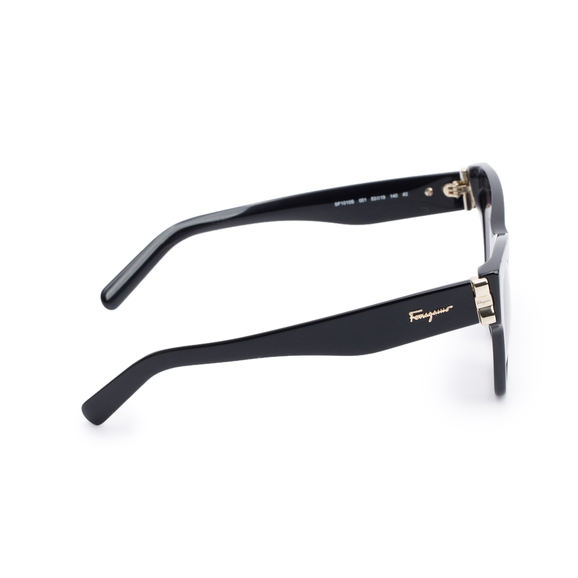 Salvatore Ferragamo SF1010S Black Acetate Vera Bow Sunglasses w/ Case