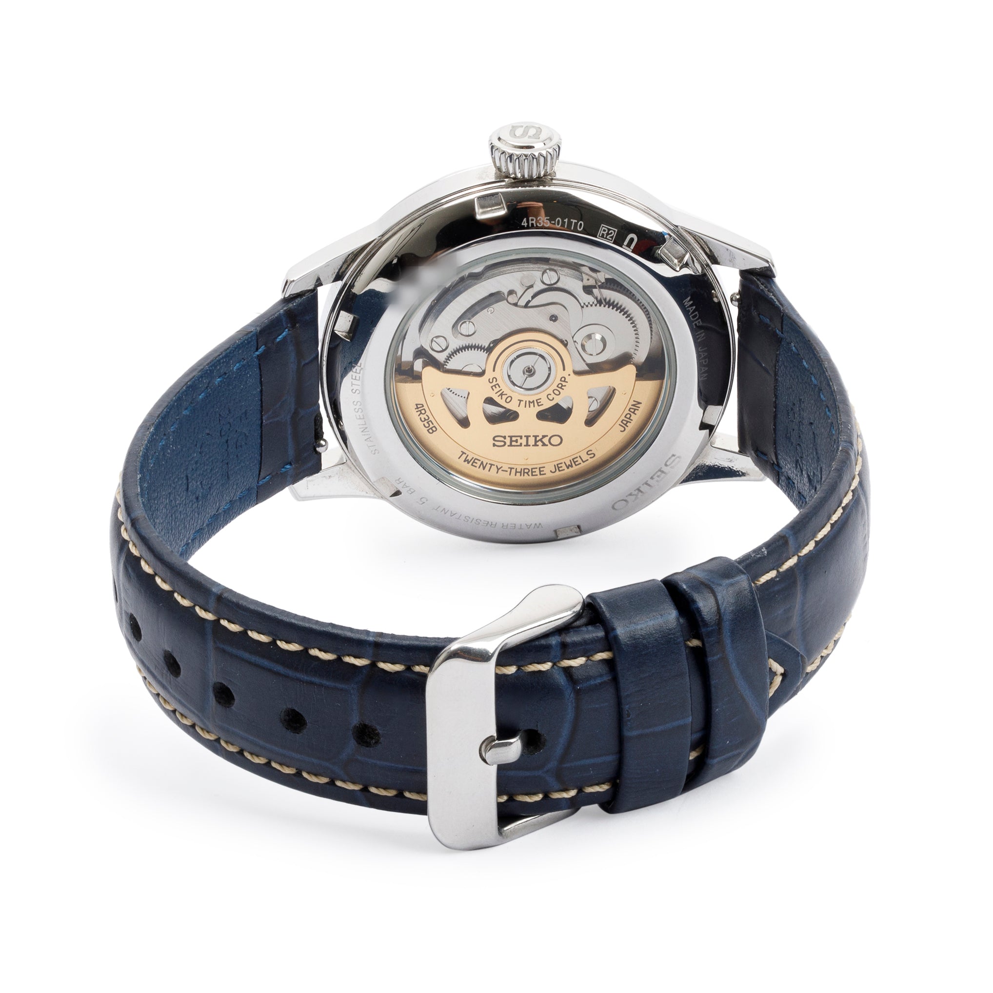 Seiko 2023 Stainless Steel Presage 40.5 MM Automatic Watch w/ Box, Papers & Extra Strap