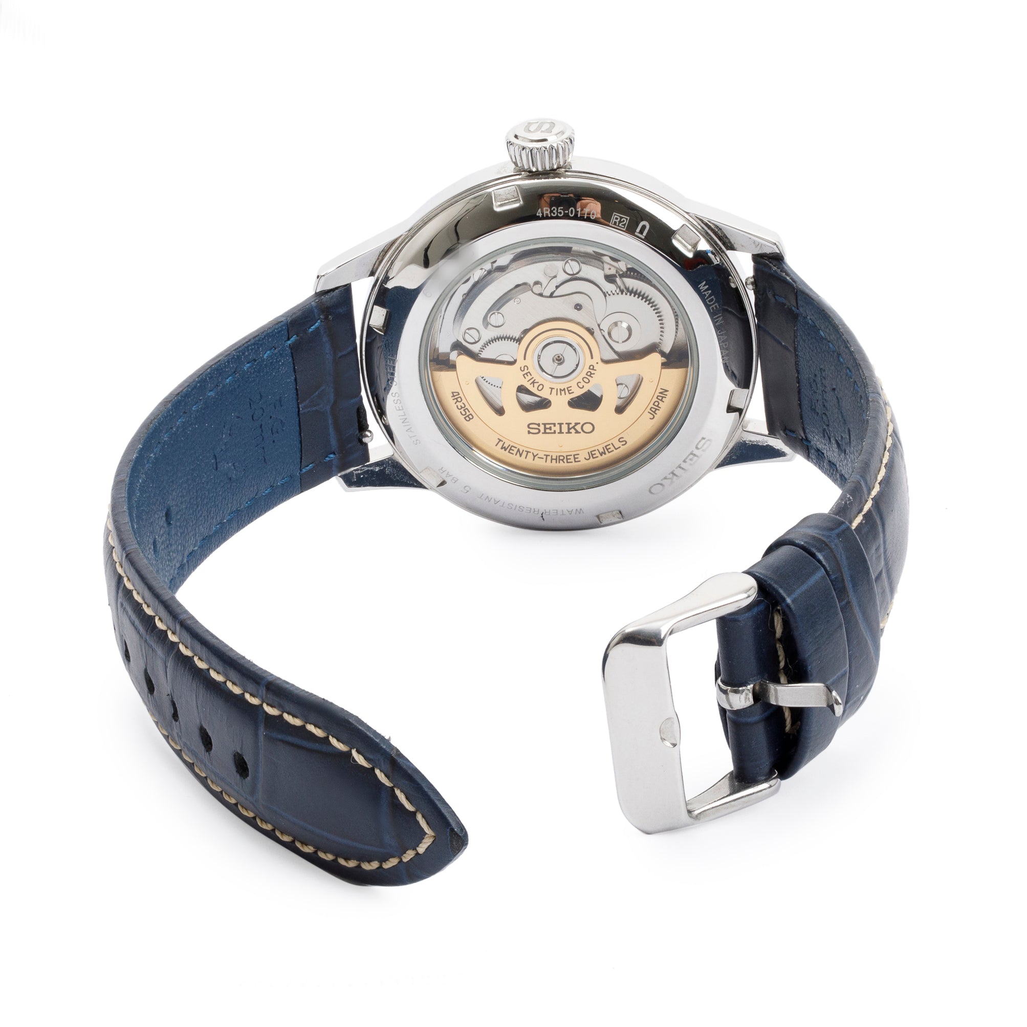 Seiko 2023 Stainless Steel Presage 40.5 MM Automatic Watch w/ Box, Papers & Extra Strap