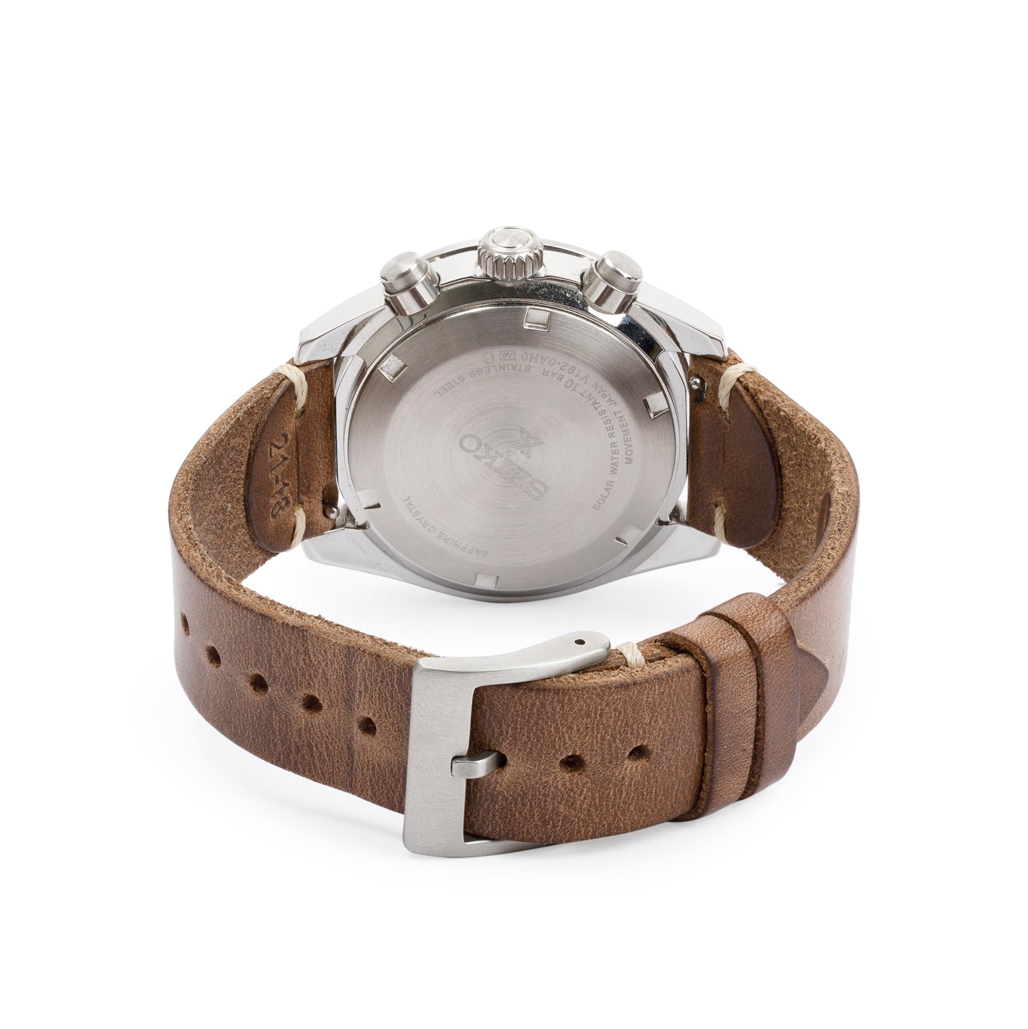 Seiko Stainless Steel Prospex Speedtimer 41.4 MM Solar Chronograph Watch w/ Box, Papers & Extra Strap