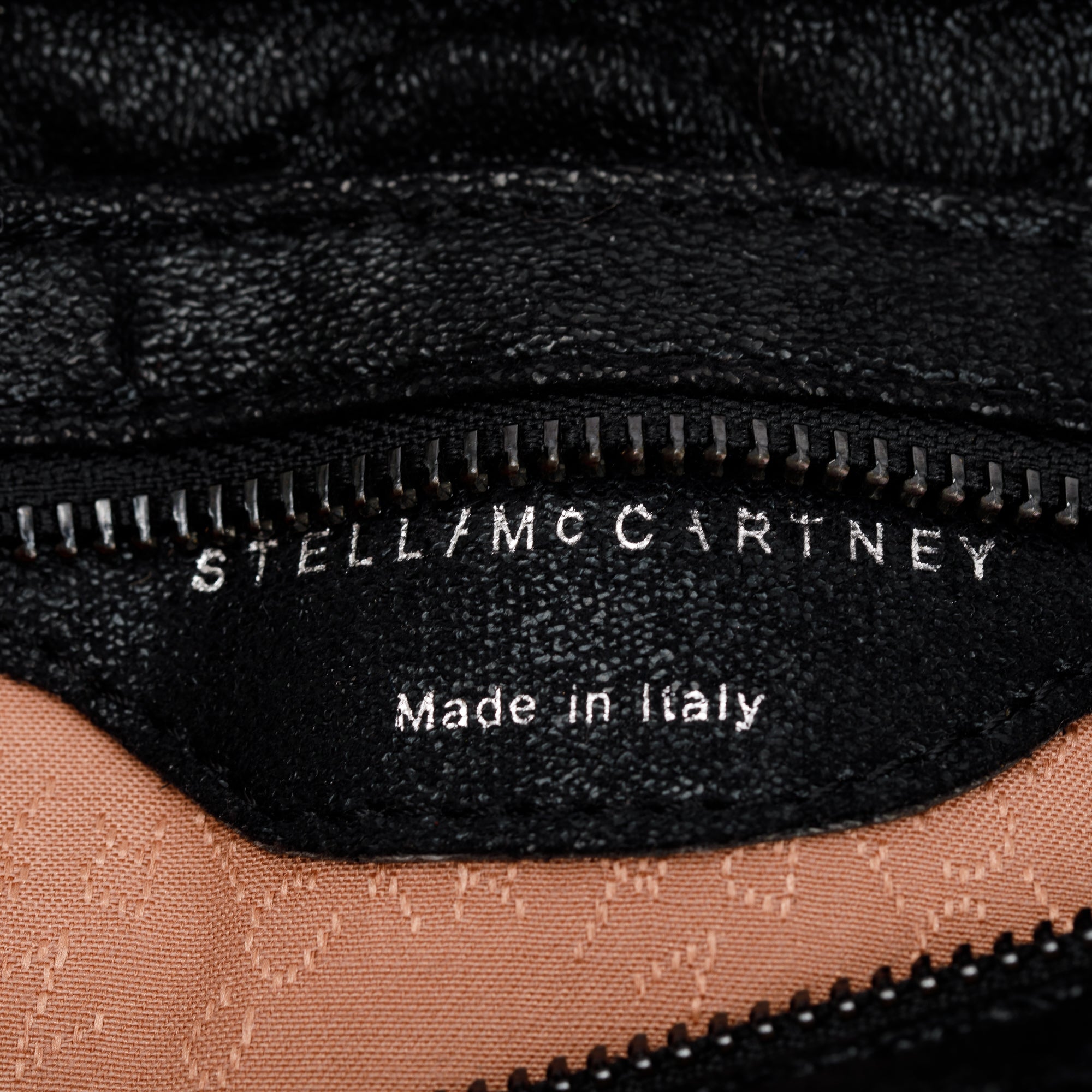 Stella McCartney Black Shaggy Deerskin Vegan Fold-Over Clutch