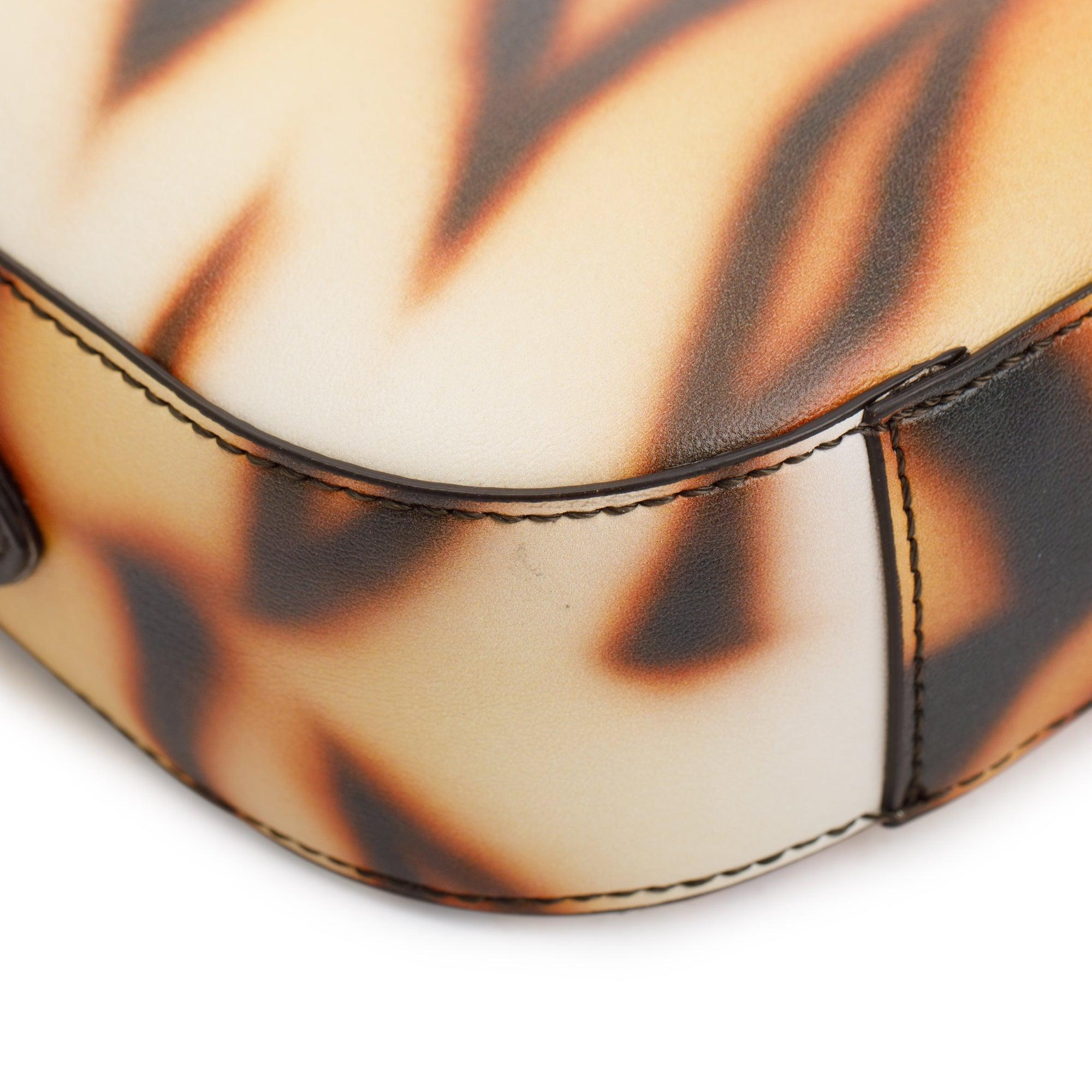Stella McCartney Eco Tiger-Print Small Camera Crossbody Bag w/ Strap