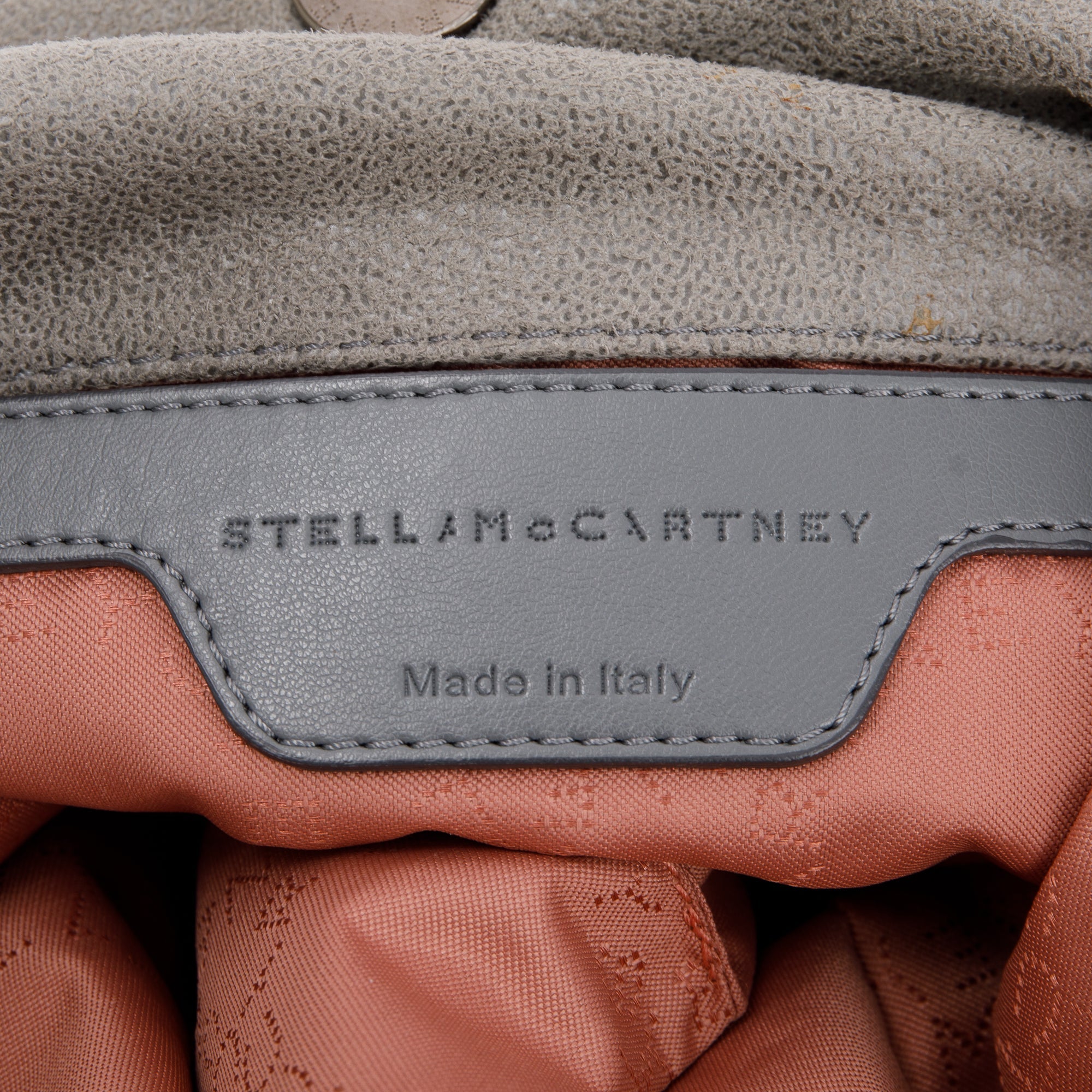 Stella McCartney Grey Shaggy Deer Mini Falabella Tote Bag