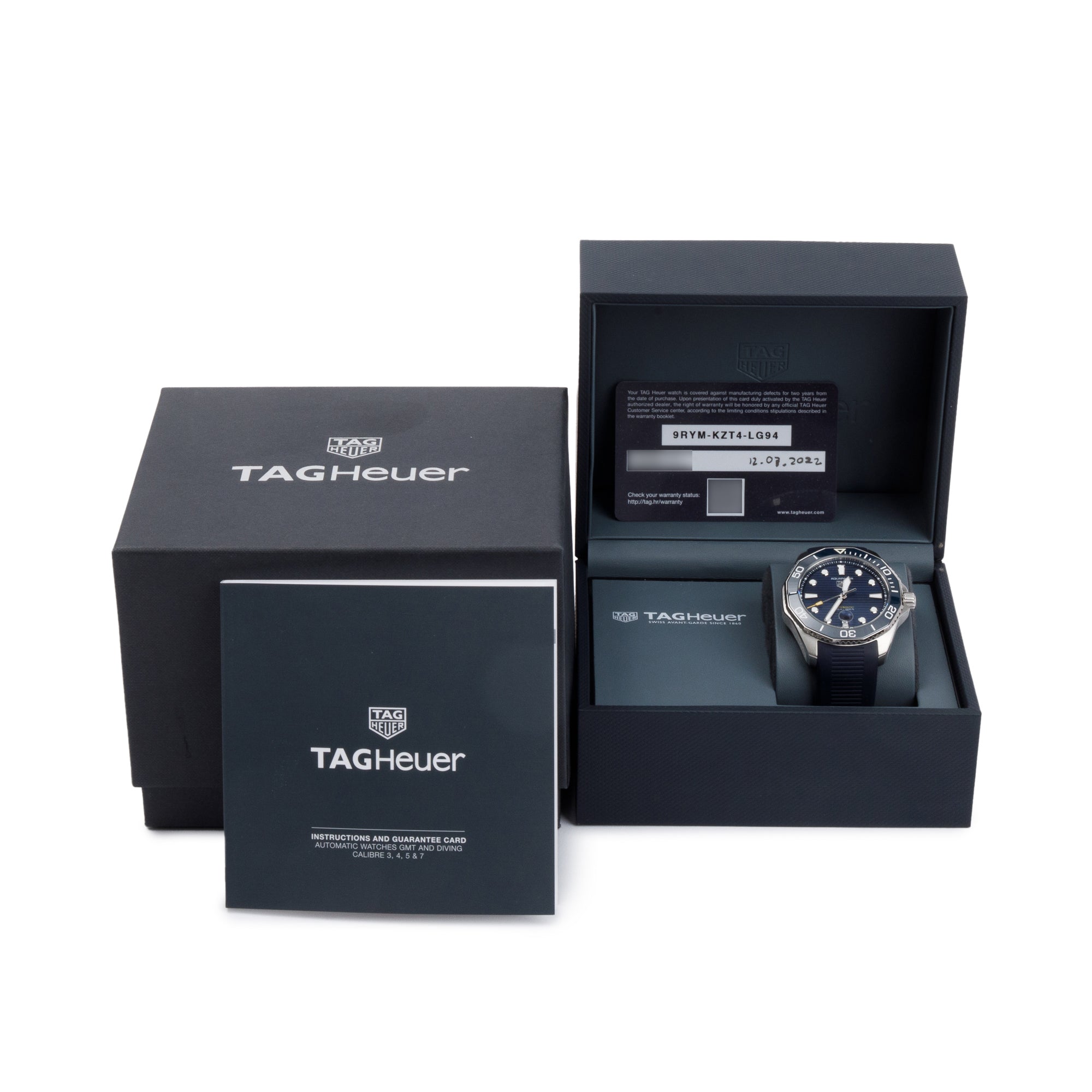 Tag Heuer 2022 Stainless Steel Aquaracer Calibre 5 43 MM Automatic Date Watch w/ Box & Papers