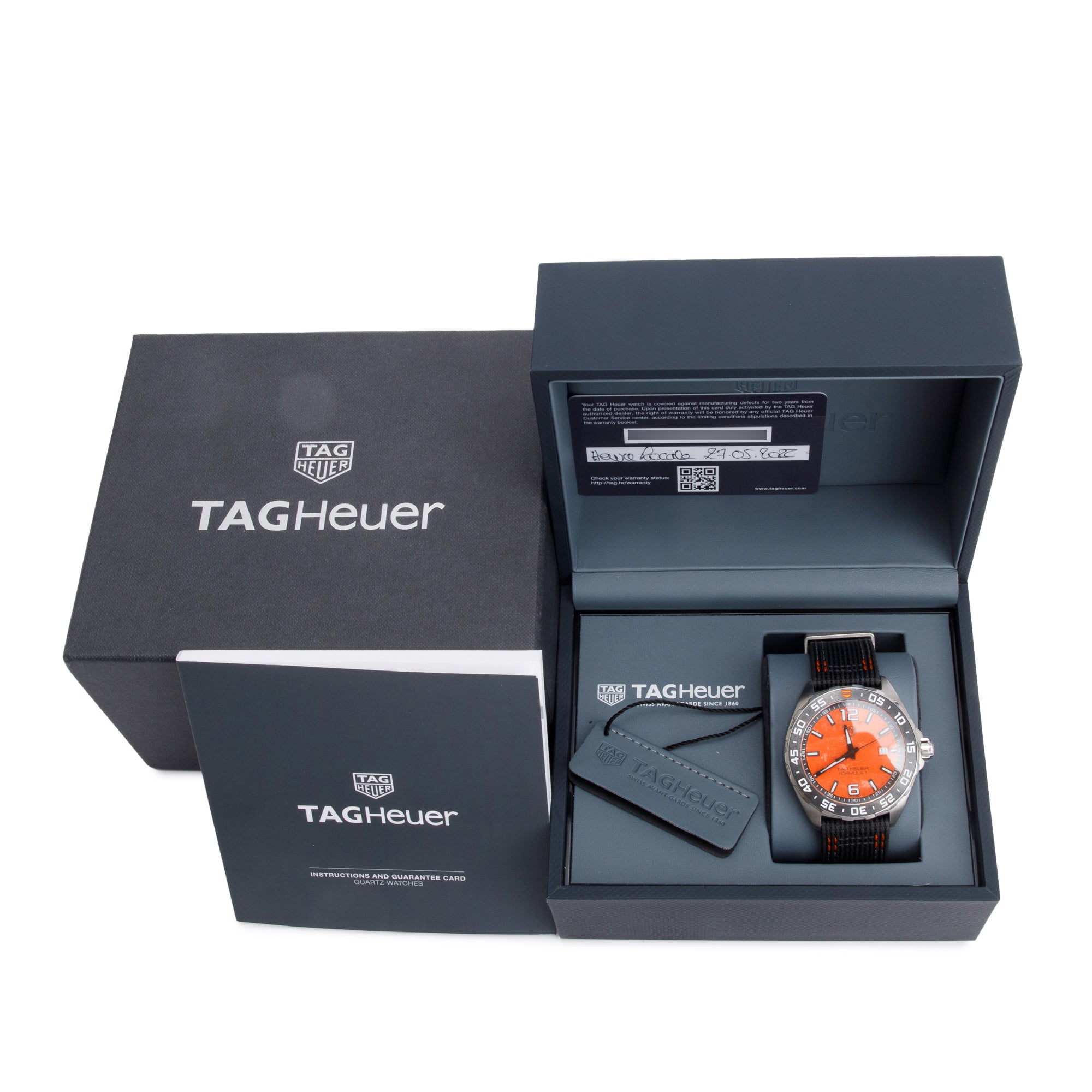 Tag Heuer 2022 Stainless Steel Formula 1 43 MM Quartz Watch WAZ101A w/ Box & Papers