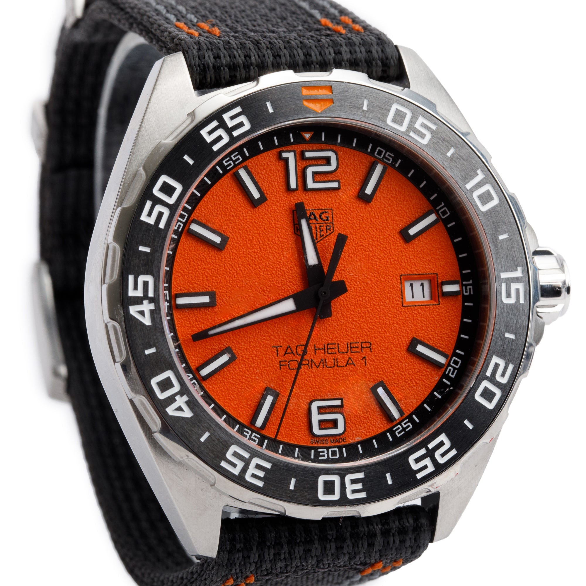 Tag Heuer 2022 Stainless Steel Formula 1 43 MM Quartz Watch WAZ101A w/ Box & Papers