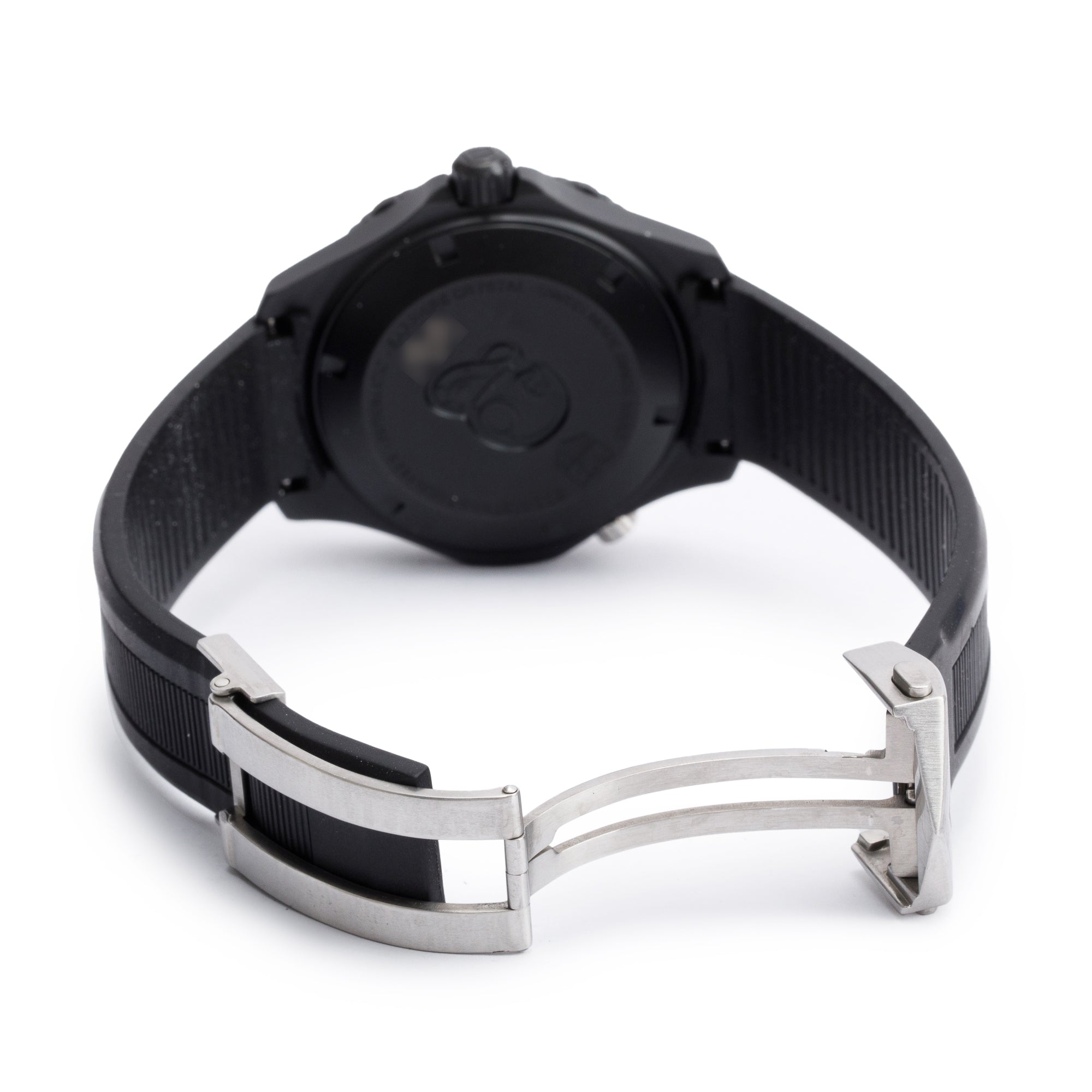 Tag Heuer Black Titanium & Ceramic Aquaracer 41 MM Calibre 5 500M Automatic Watch WAK2180 w/ Box & Papers