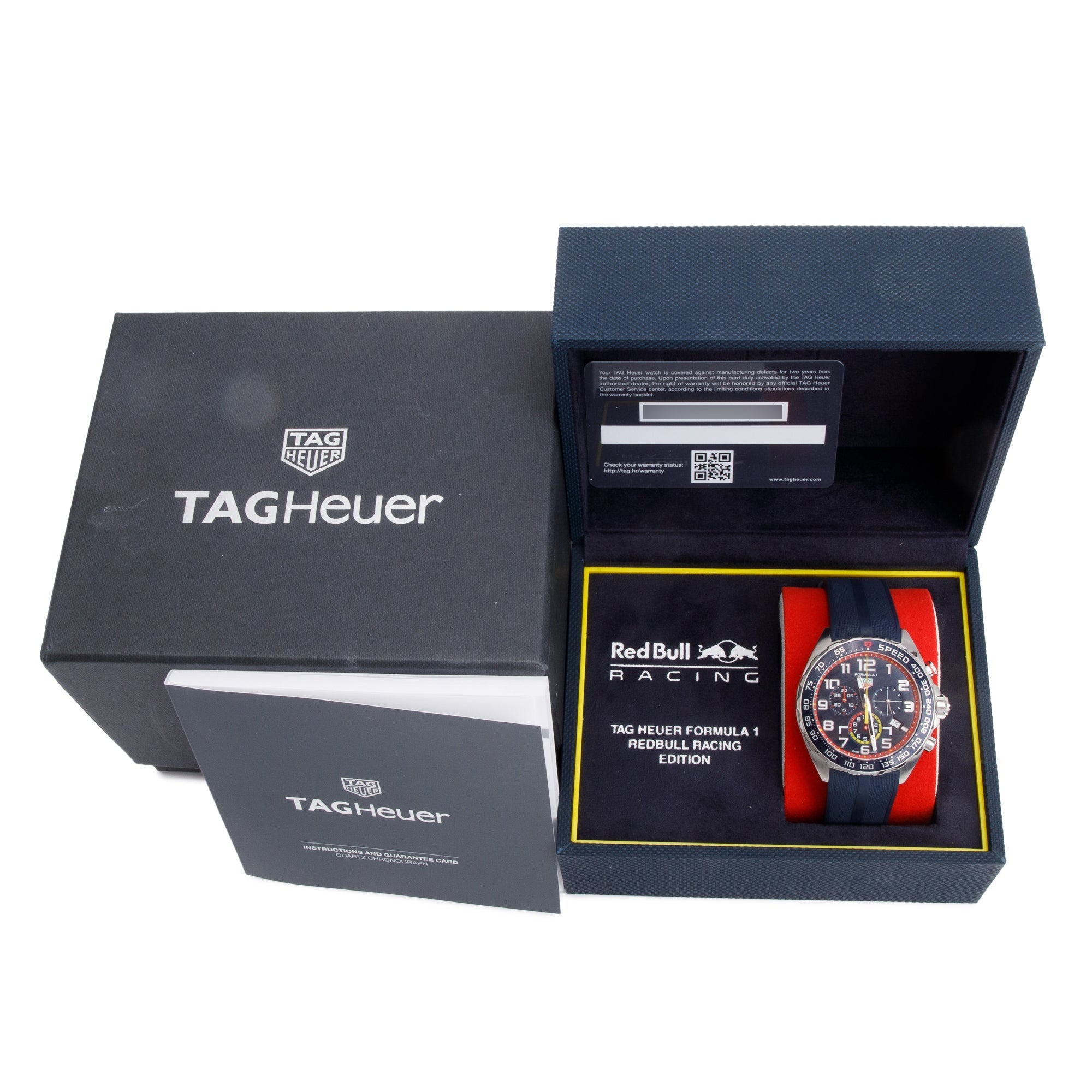 Tag Heuer Formula 1 x Red Bull Racing Chronograph 43 MM Watch CAZ101AL w/ Box & Papers