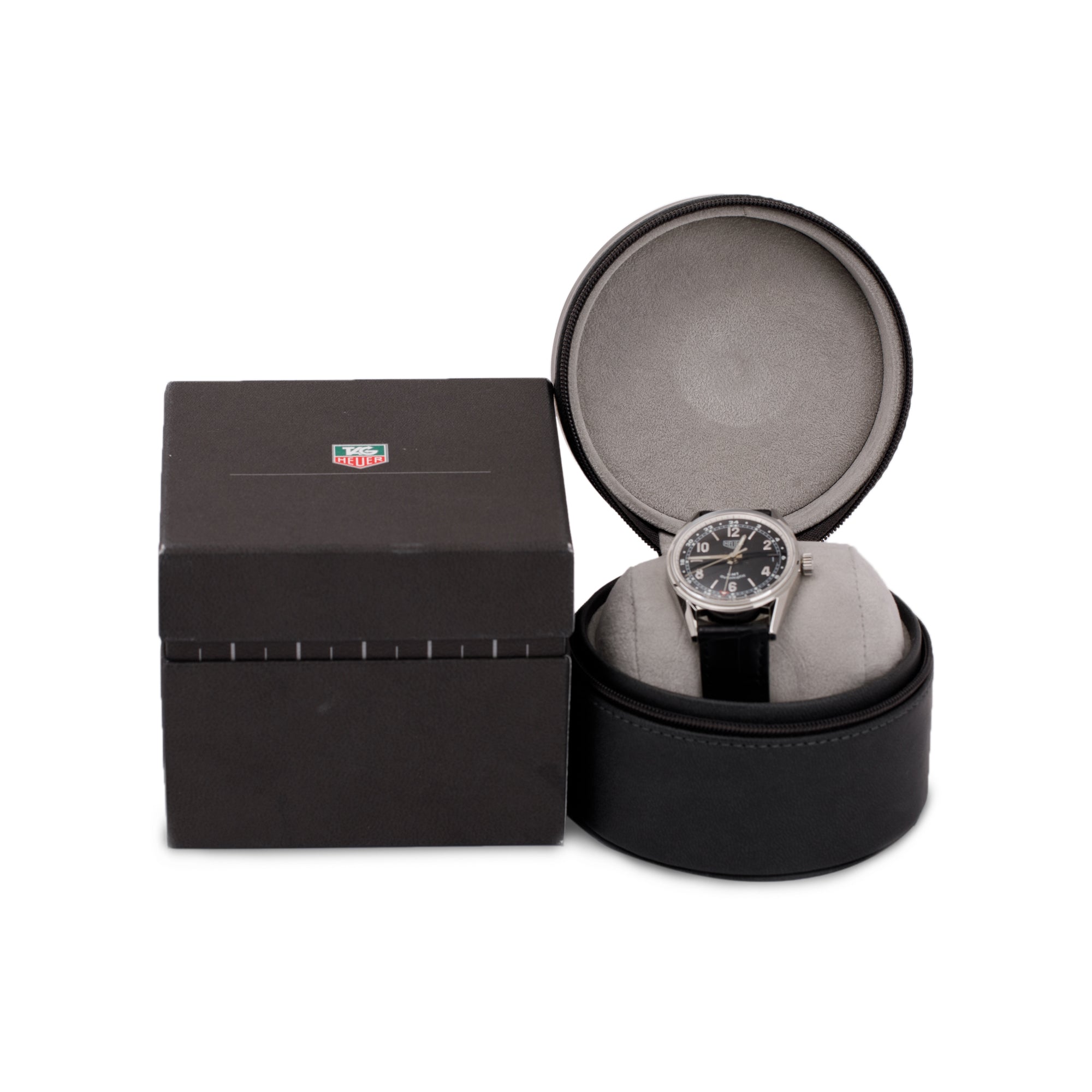 Tag Heuer Re-Editon Carrera GMT Automatic 35MM Watch w/ Box & Papers