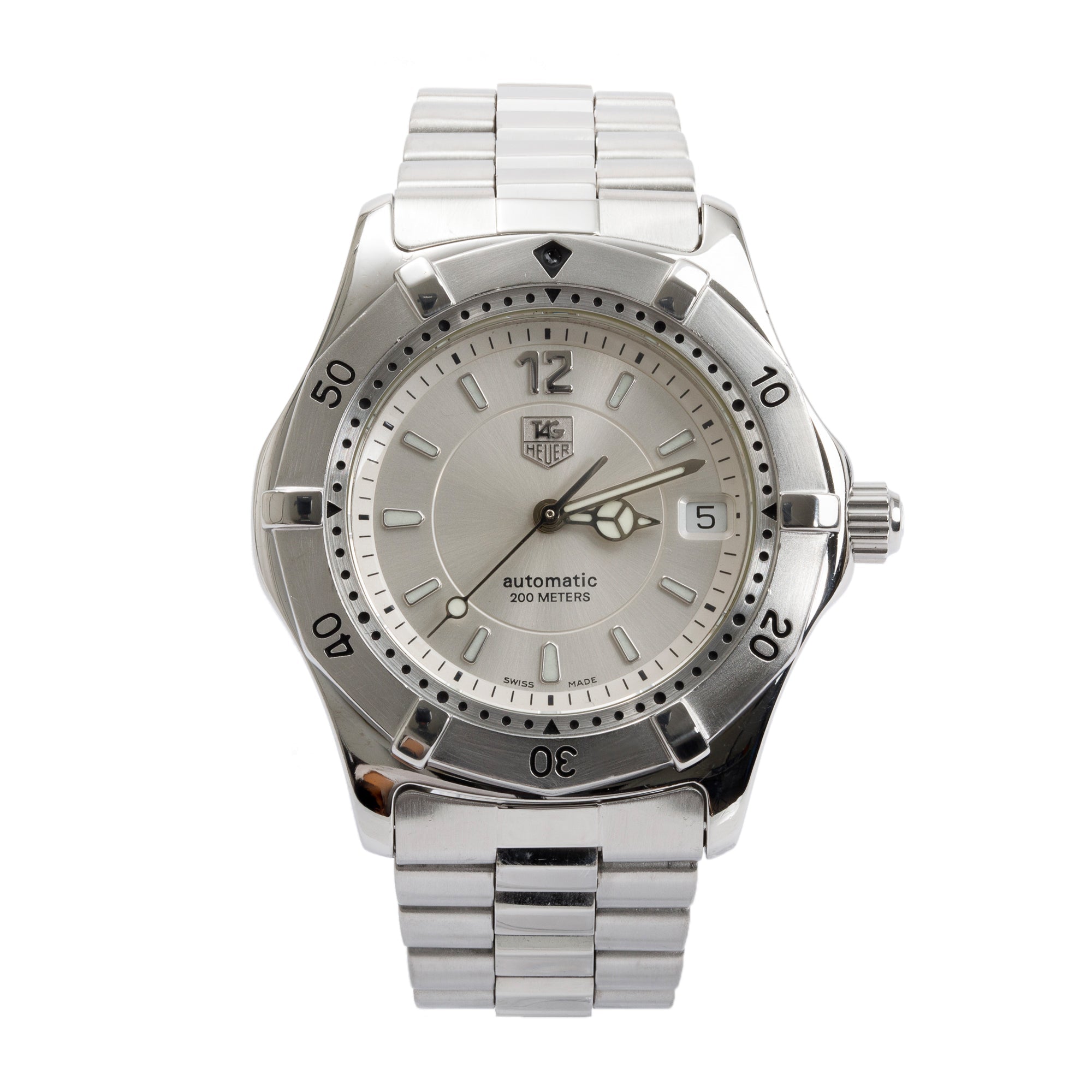 Tag Heuer Stainless Steel 2000 Series 37 MM Watch