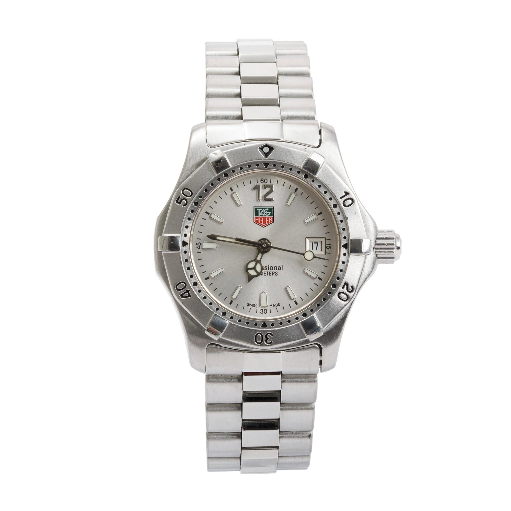 Tag Heuer Stainless Steel 2000 Series Professional 28 MM Watch