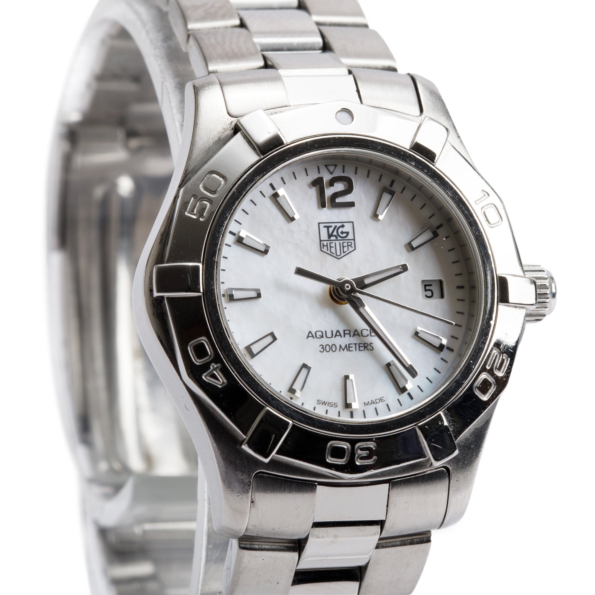 Tag Heuer Stainless Steel Aquaracer 27 MM Watch WAF1414