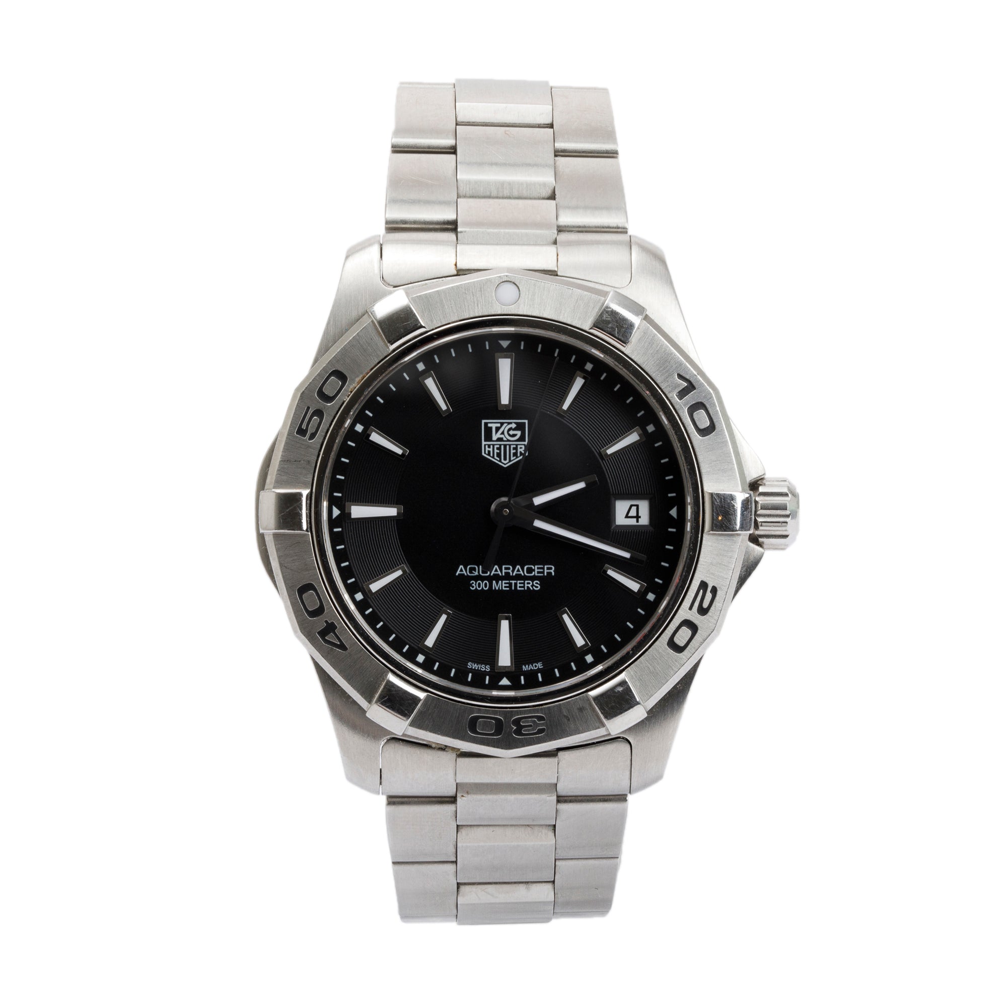 Tag Heuer Stainless Steel Aquaracer 39 MM Watch