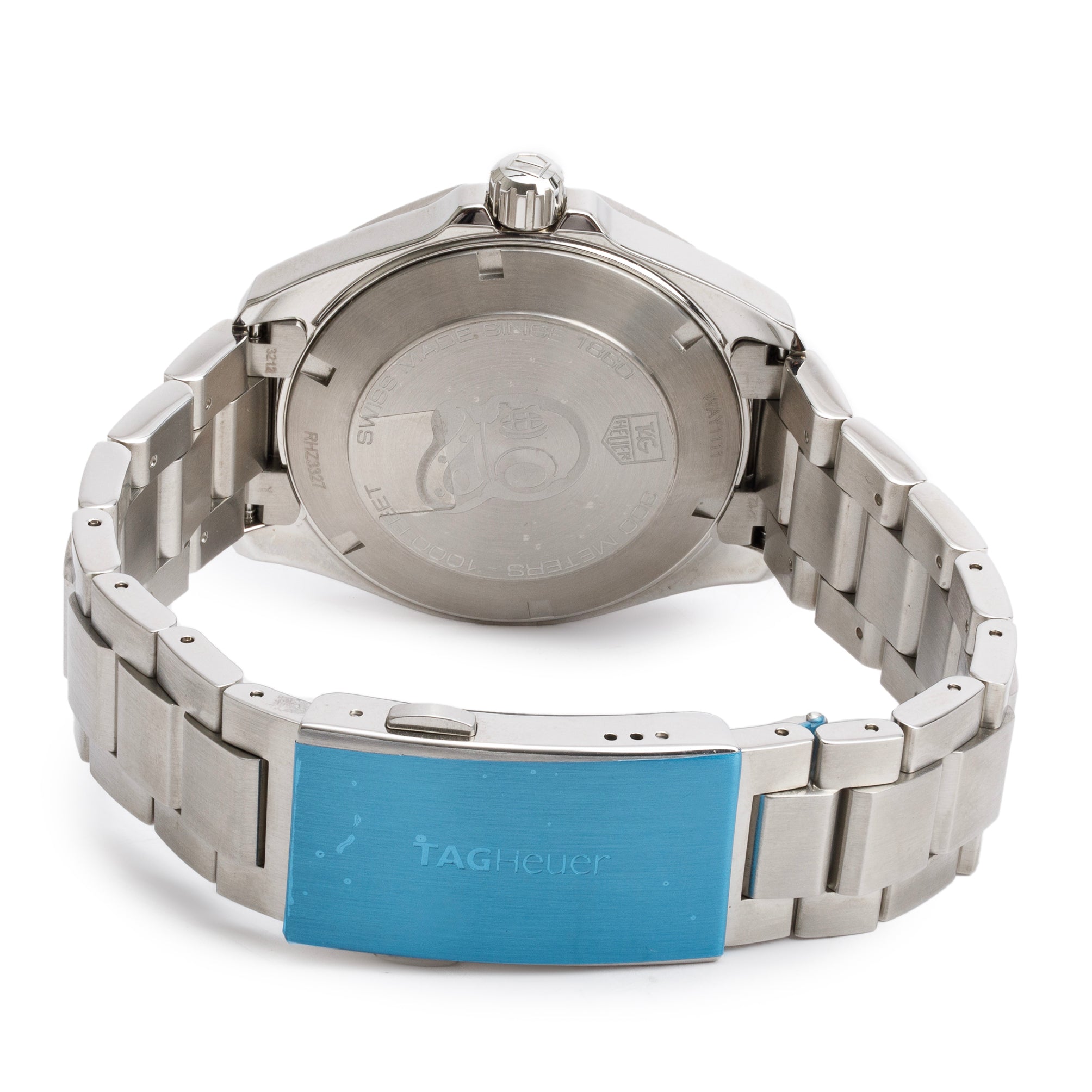 Tag Heuer Stainless Steel Aquaracer 40.5 MM Quartz Watch WAY1111 w/ Box & Papers