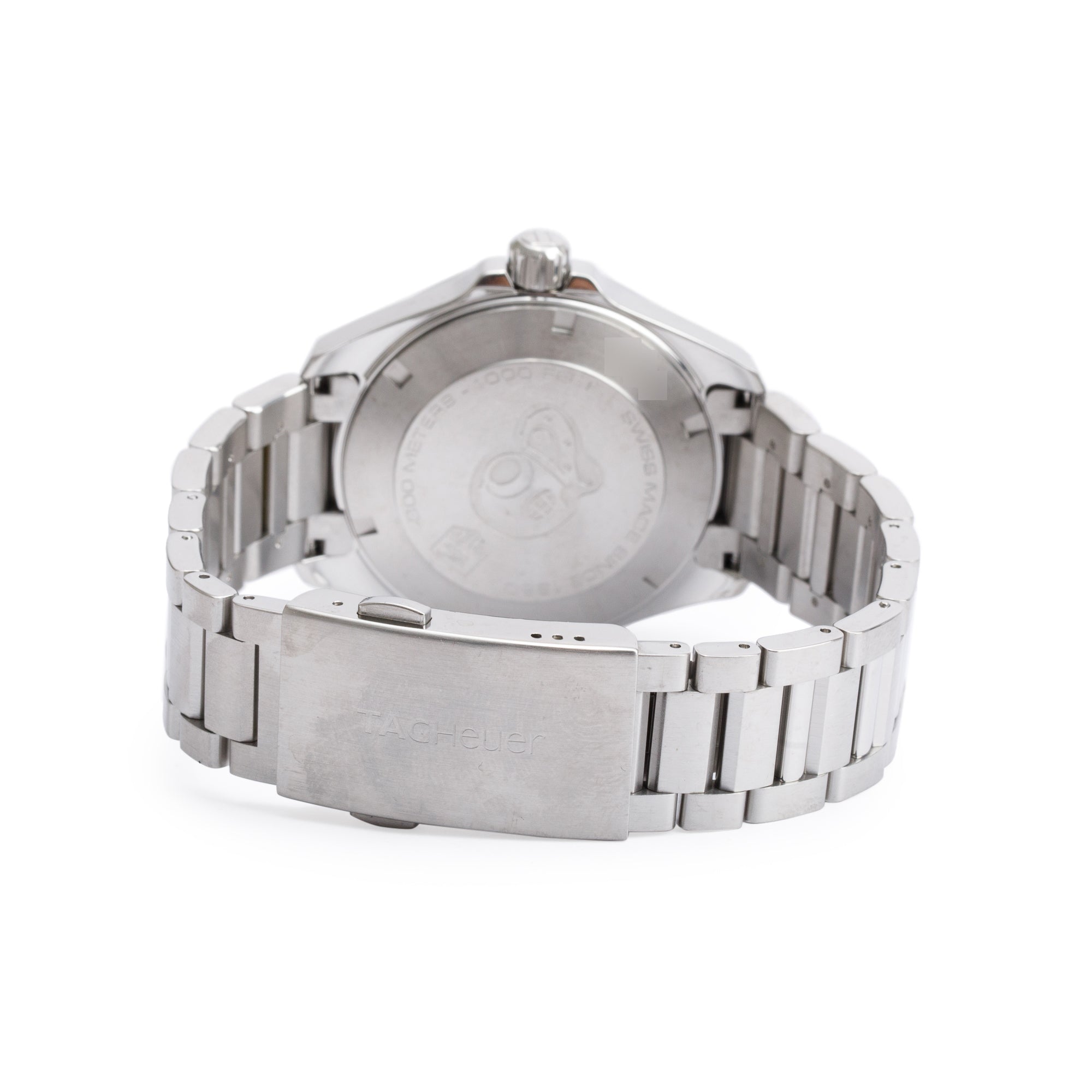 Tag Heuer Stainless Steel Aquaracer 41 MM Quartz Watch WAY1110 w/ Box & Papers