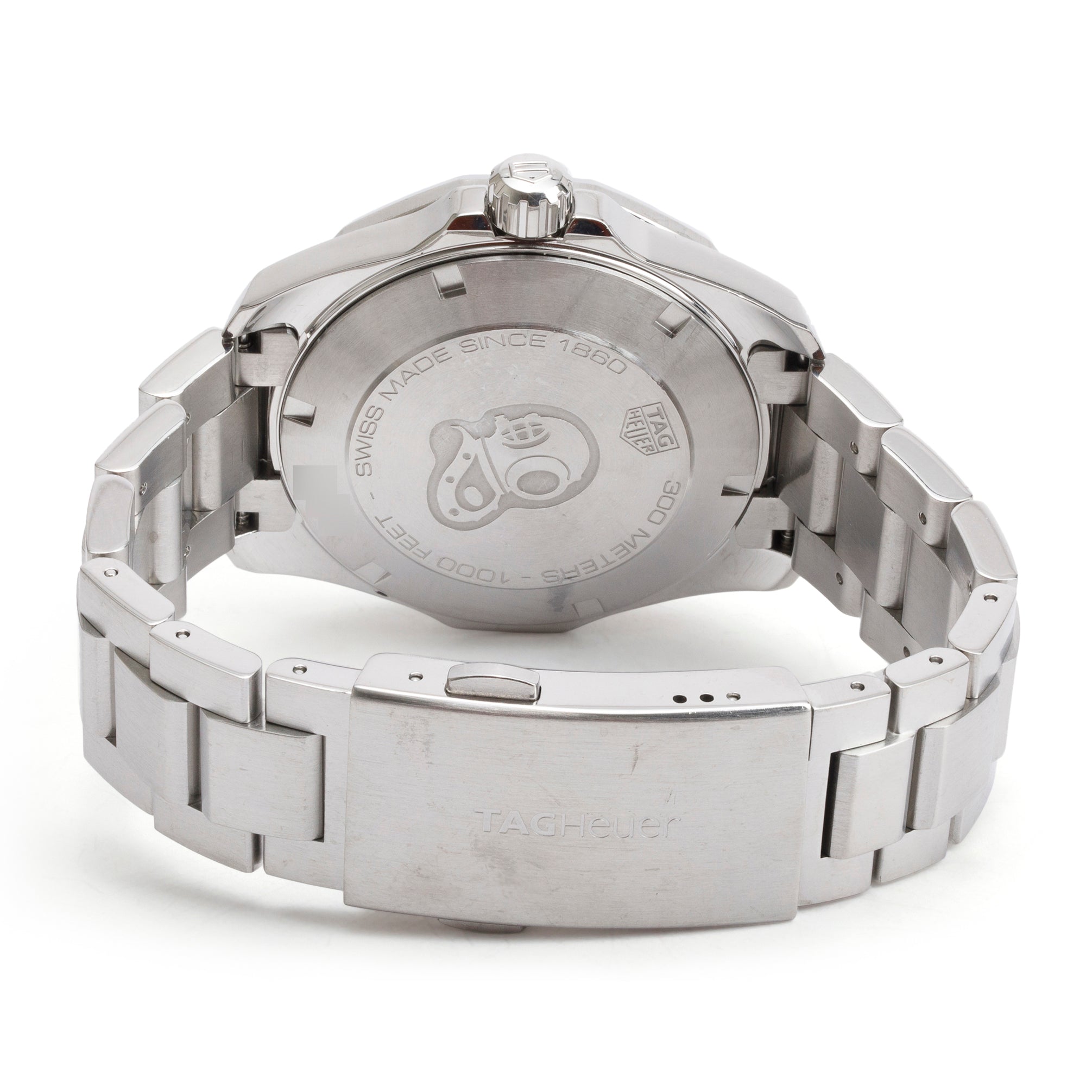 Tag Heuer Stainless Steel Aquaracer 41 MM Watch WAY111C