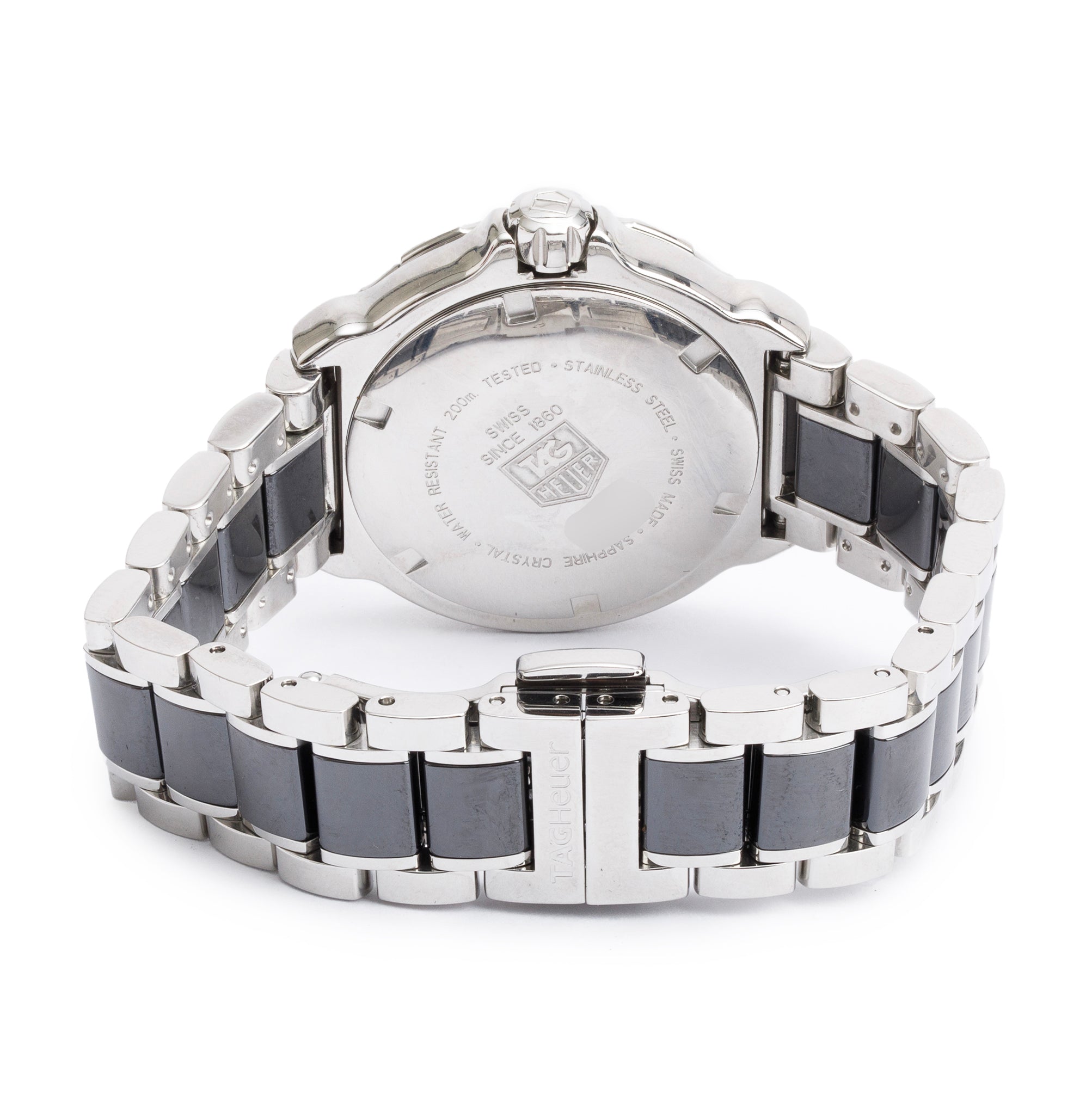 Tag Heuer Stainless Steel & Black Ceramic Formula 1 37 MM Watch WAH1210 w/ Box & Papers