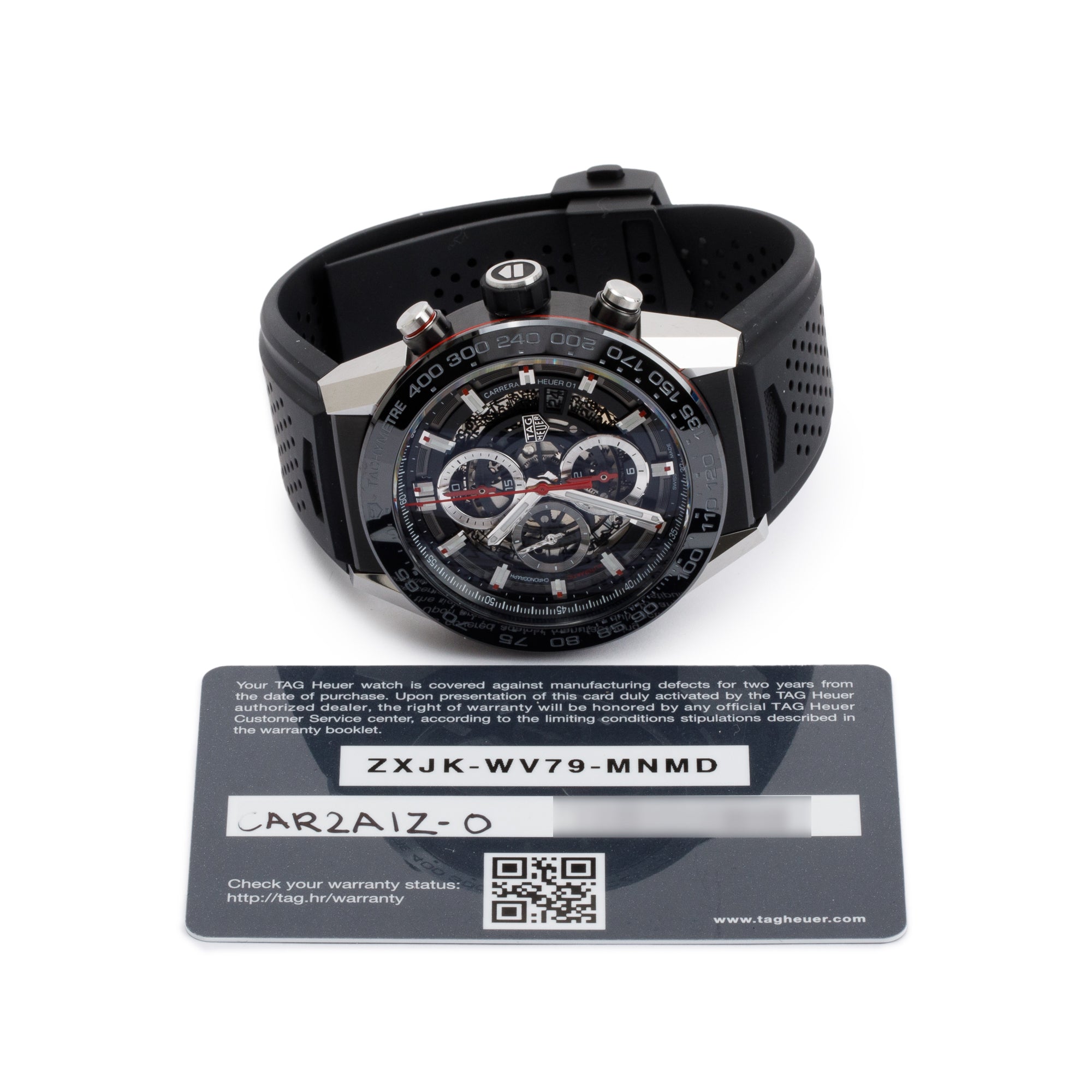 Tag Heuer Stainless Steel & Black PVD Carrera 45 MM Automatic Chronograph Watch