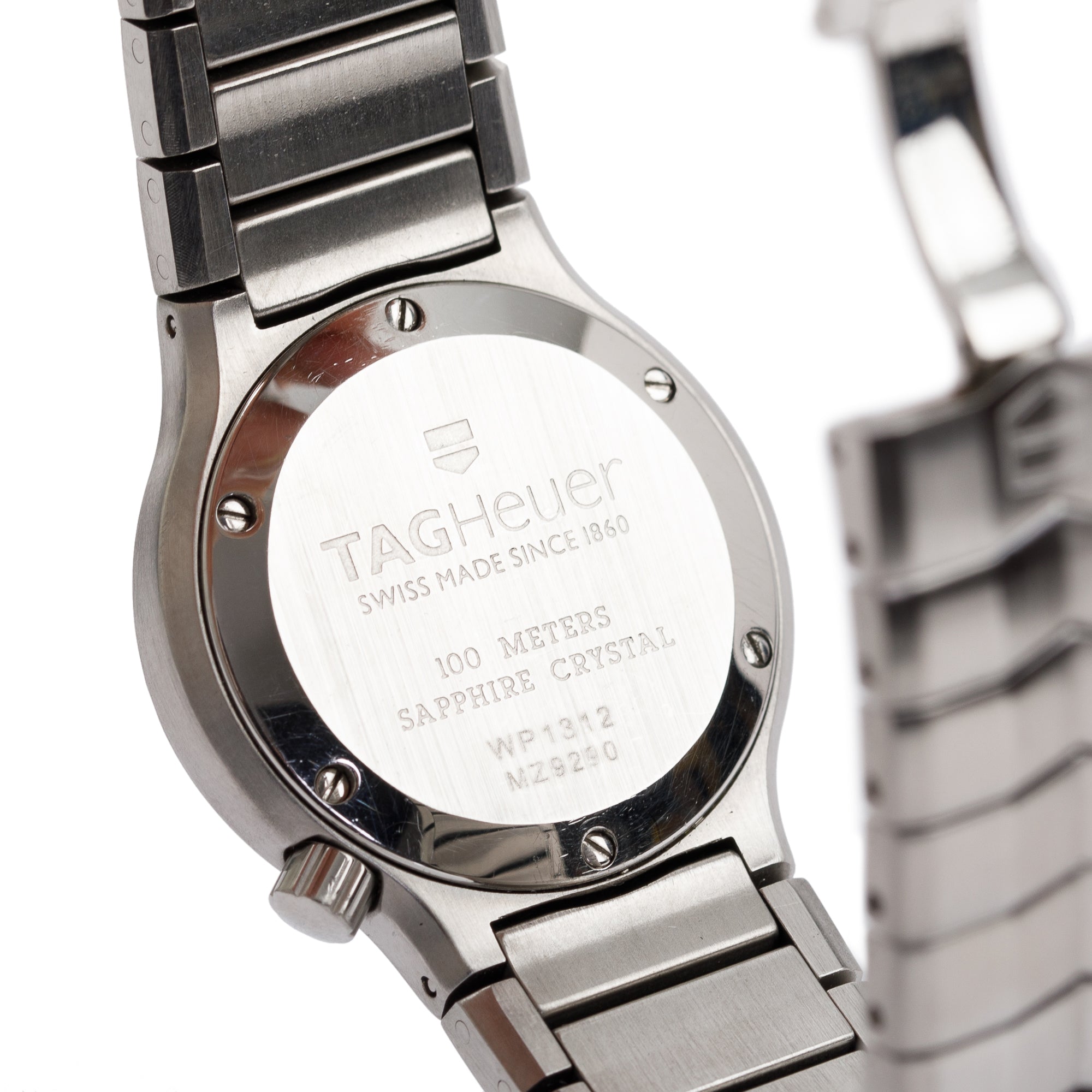 Tag Heuer Stainless Steel Blue Mother of Pearl Dial Alter Ego 29 MM Watch