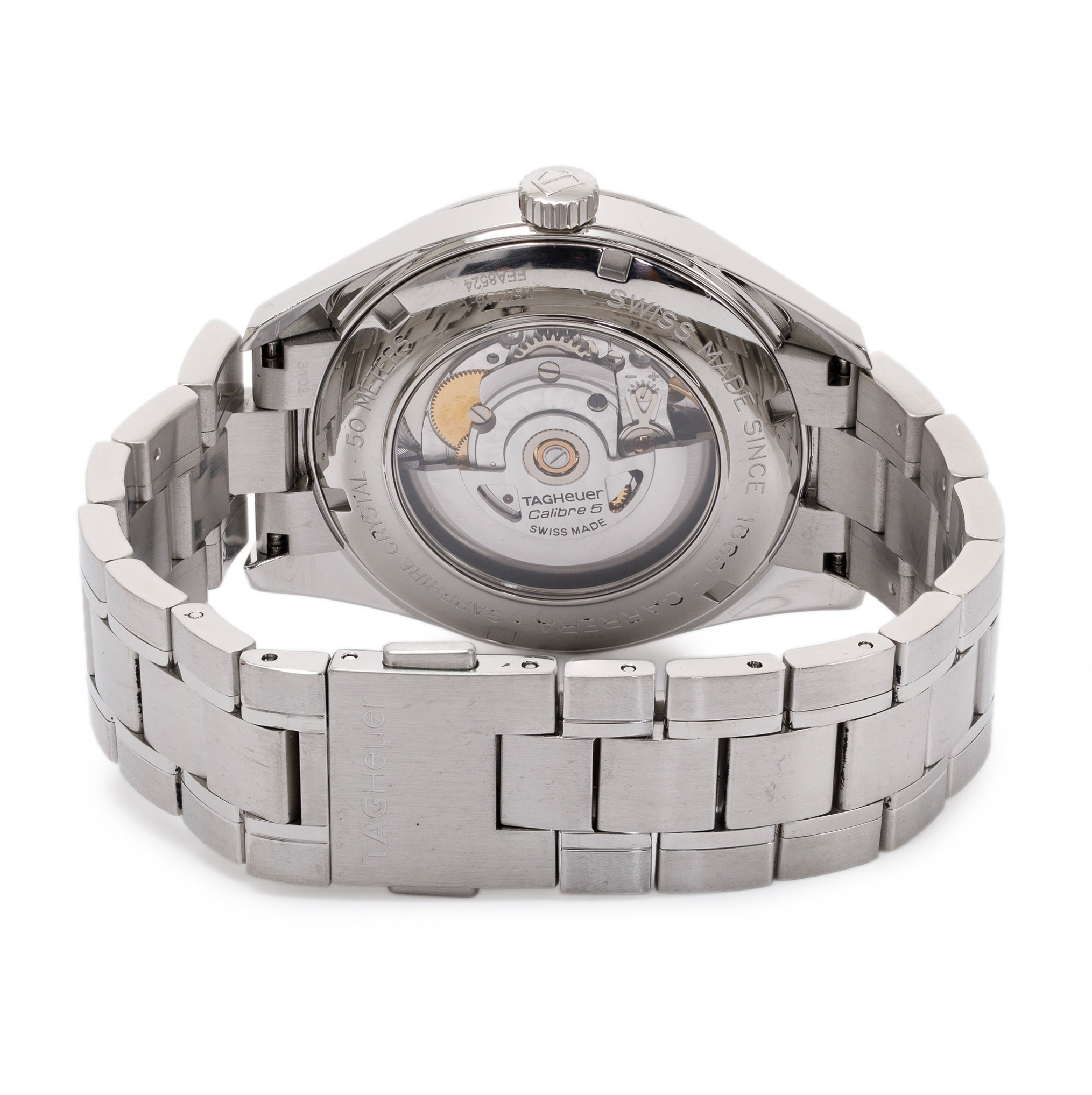 Tag Heuer Stainless Steel Carrera 39 MM Automatic Watch