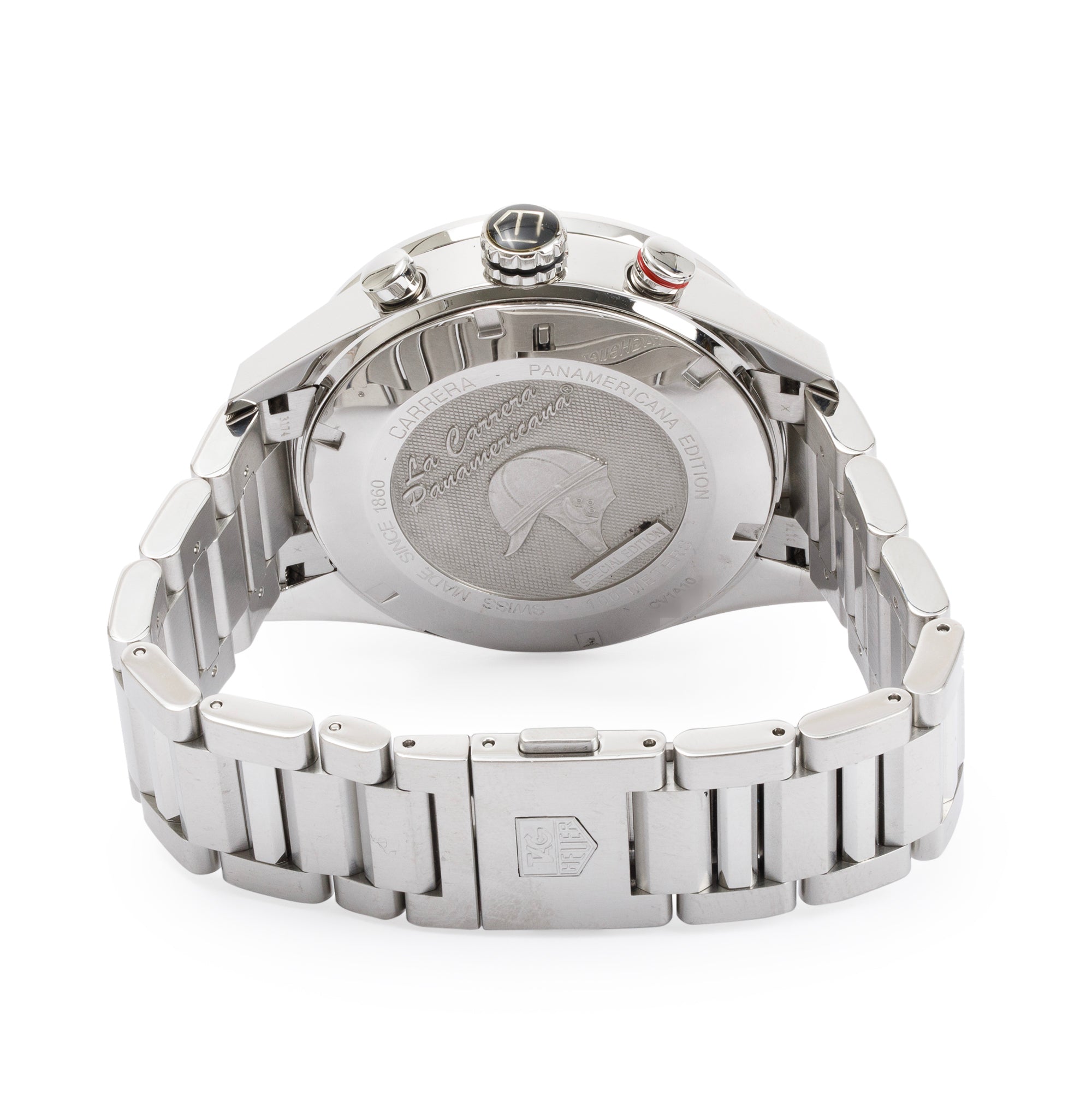Tag Heuer Stainless Steel & Ceramic Carrera Panamericana Special Edition 43 MM Chronograph Watch
