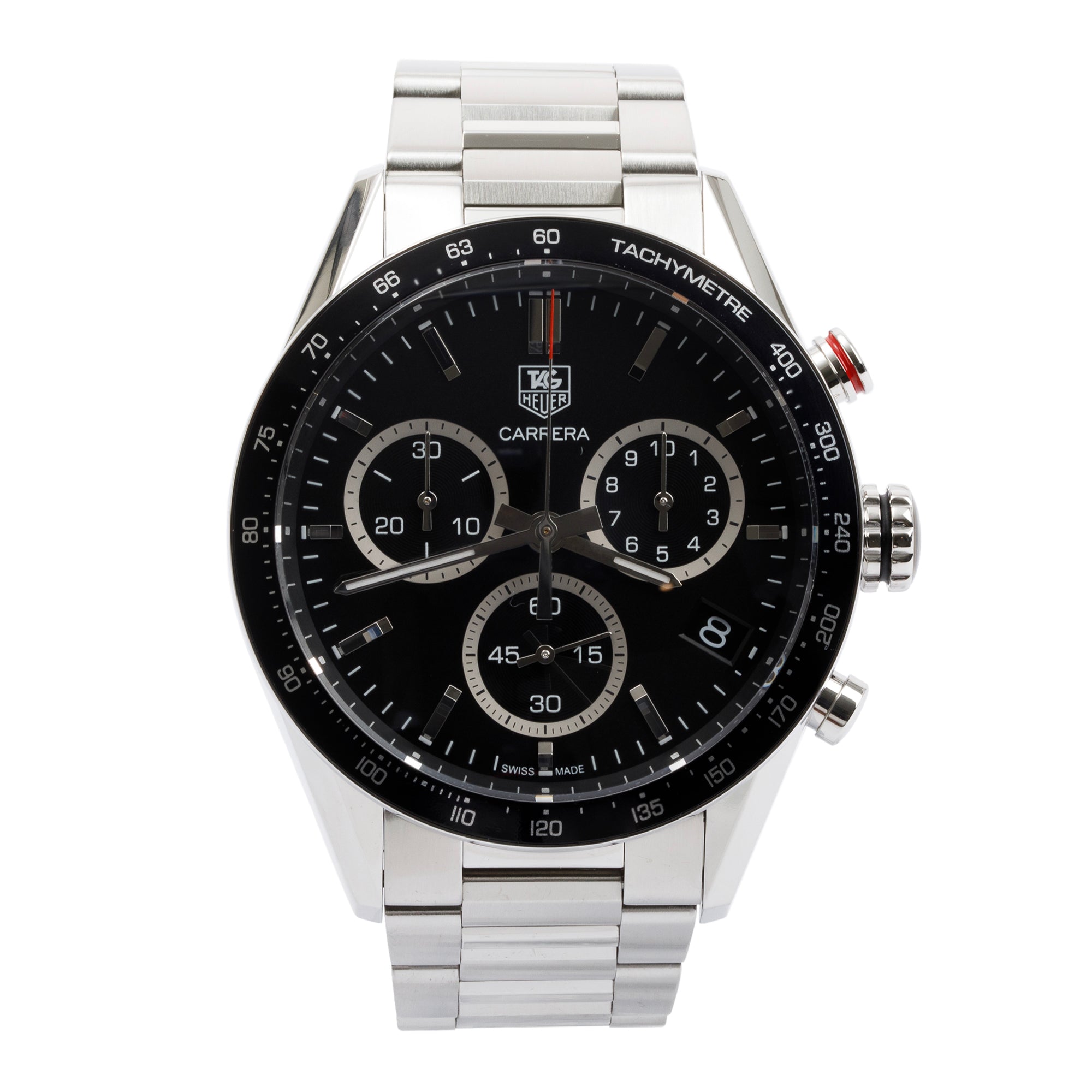 Tag Heuer Stainless Steel & Ceramic Carrera Panamericana Special Edition 43 MM Chronograph Watch