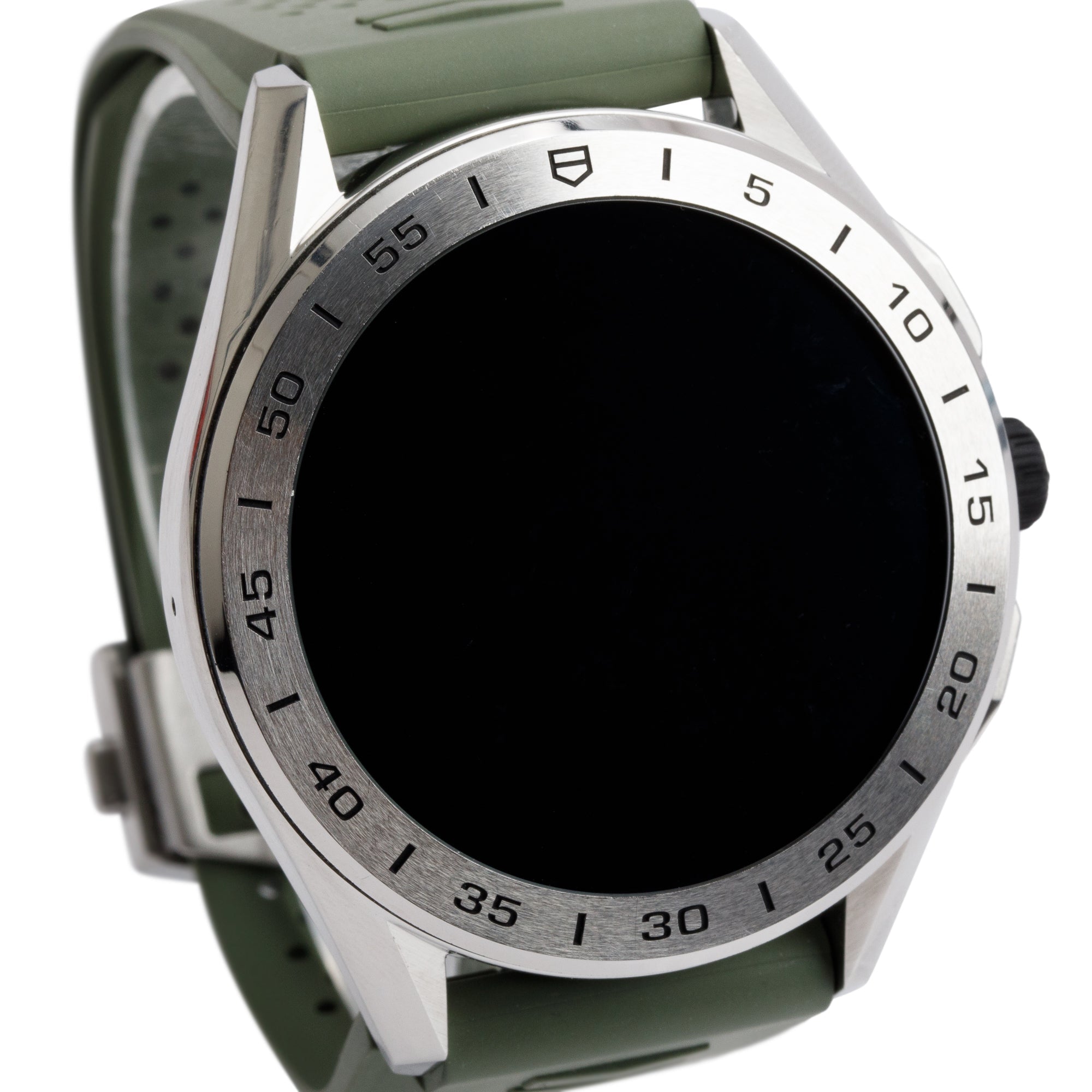 Tag Heuer Stainless Steel Connected 45 MM Digital Smart Watch w/ Box, Extra Strap & Charger