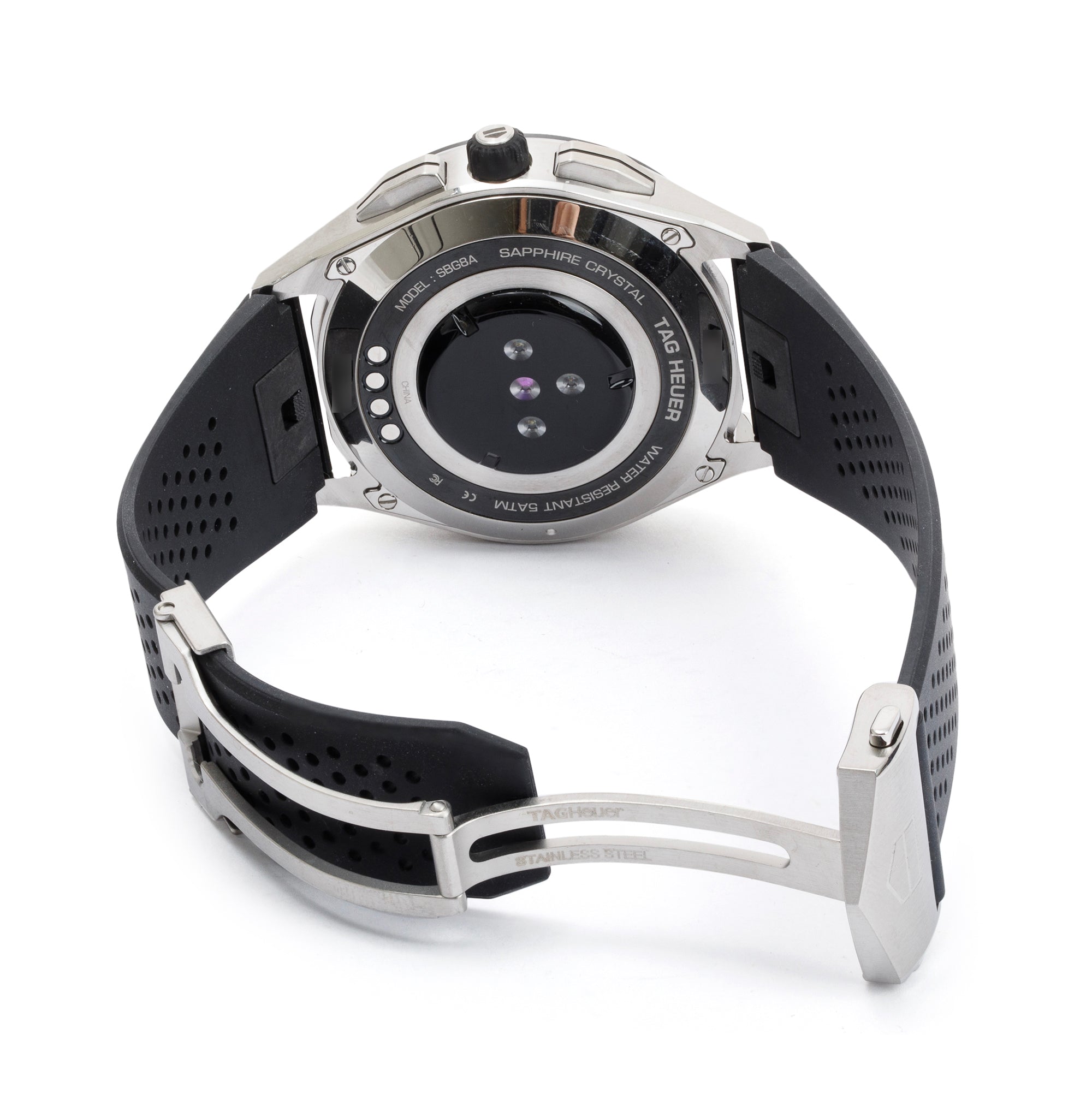 Tag Heuer Stainless Steel Connected Calibre E4 45 MM Digital Smart Watch w/ Box, Papers, Charger