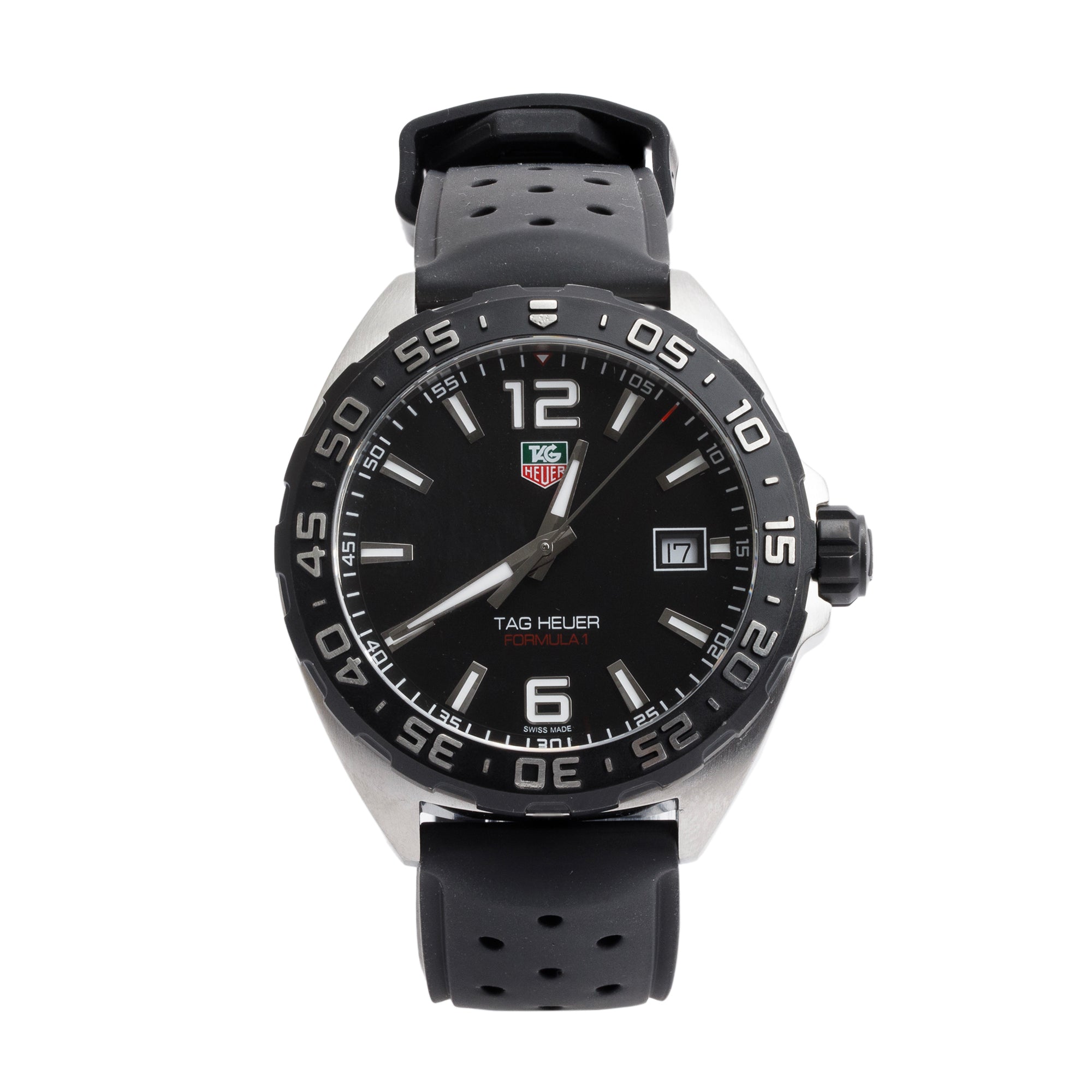 Tag Heuer Stainless Steel Formula 1 41 MM Quartz Watch WAZ1110 w/ Box & Papers