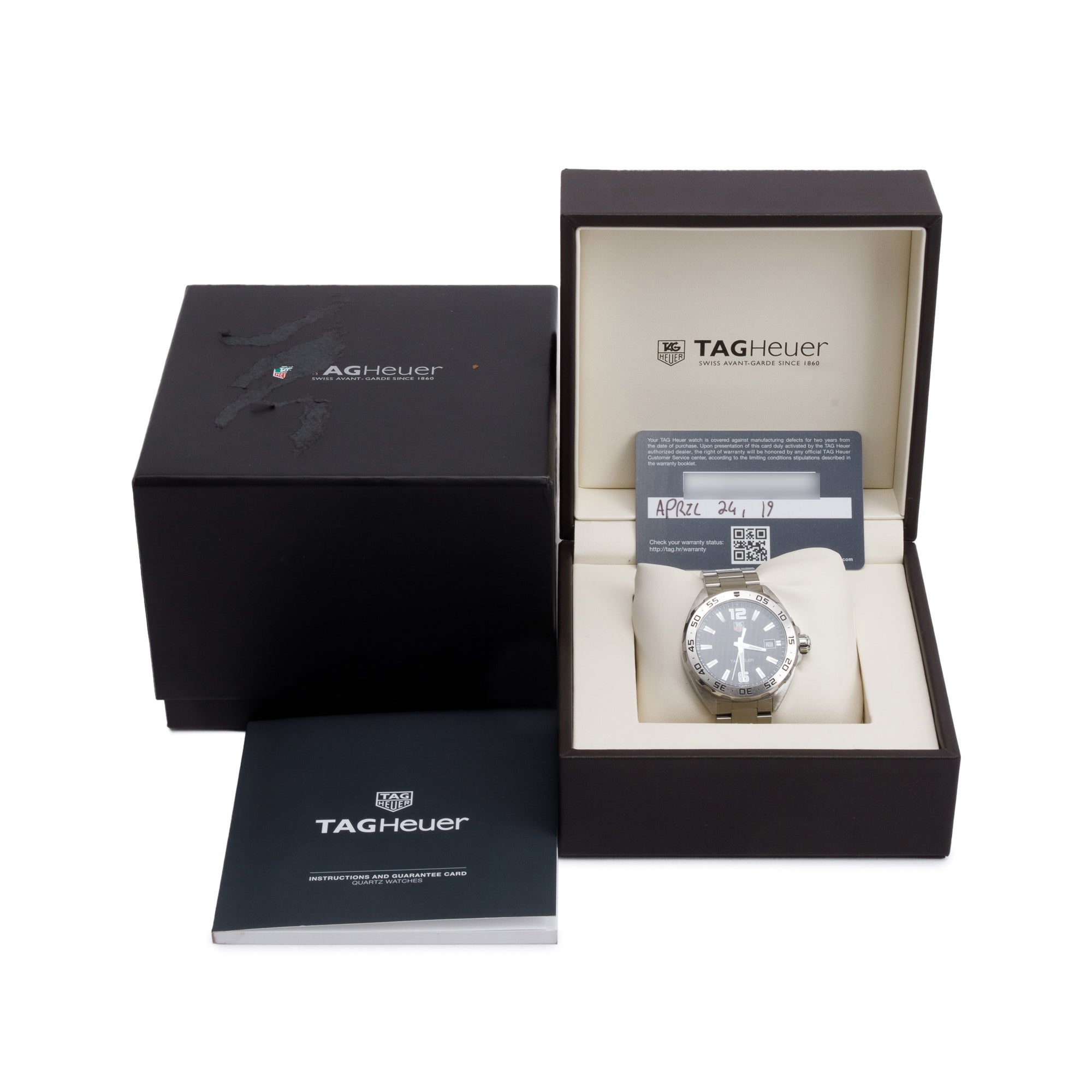 Tag Heuer Stainless Steel Formula 1 41 MM Quartz Watch WAZ1112 w/ Box & Papers