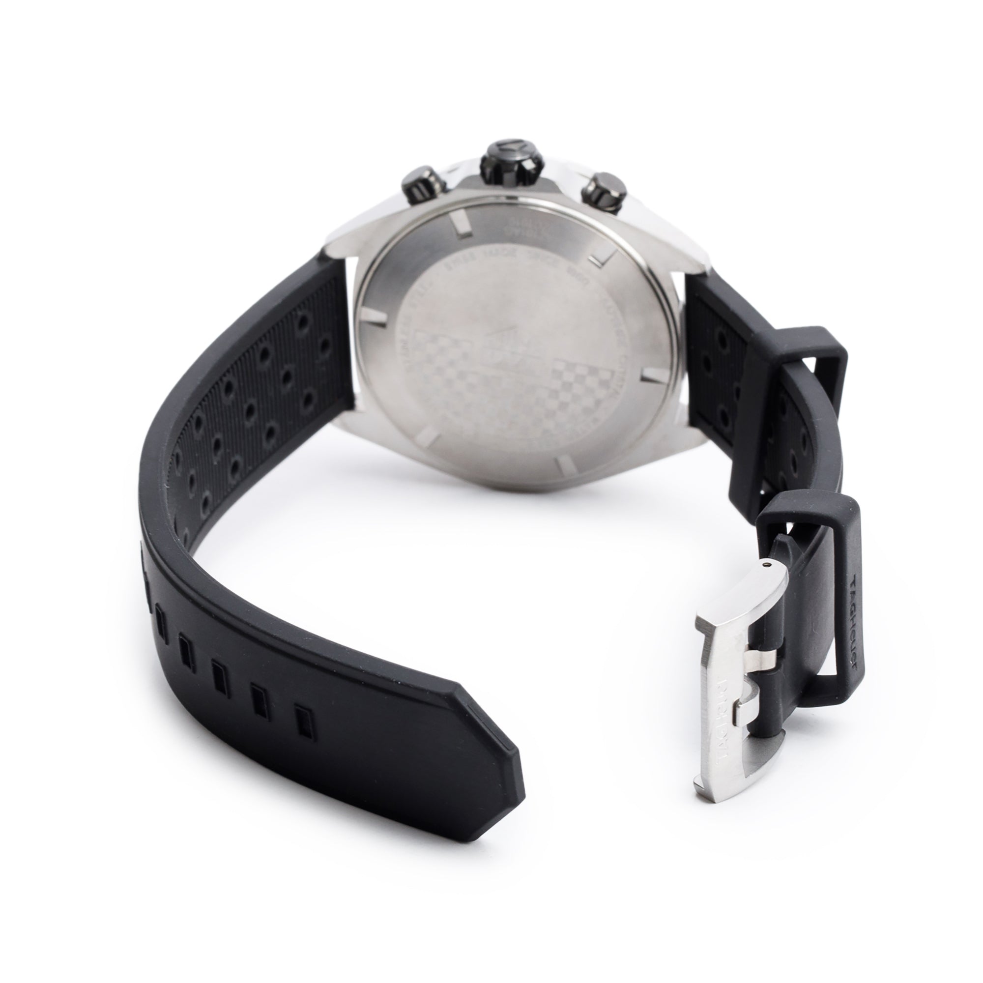 Tag Heuer Stainless Steel Formula 1 43 MM Chronograph Quartz Watch CAZ101AG w/ Box, Papers & Extra Strap