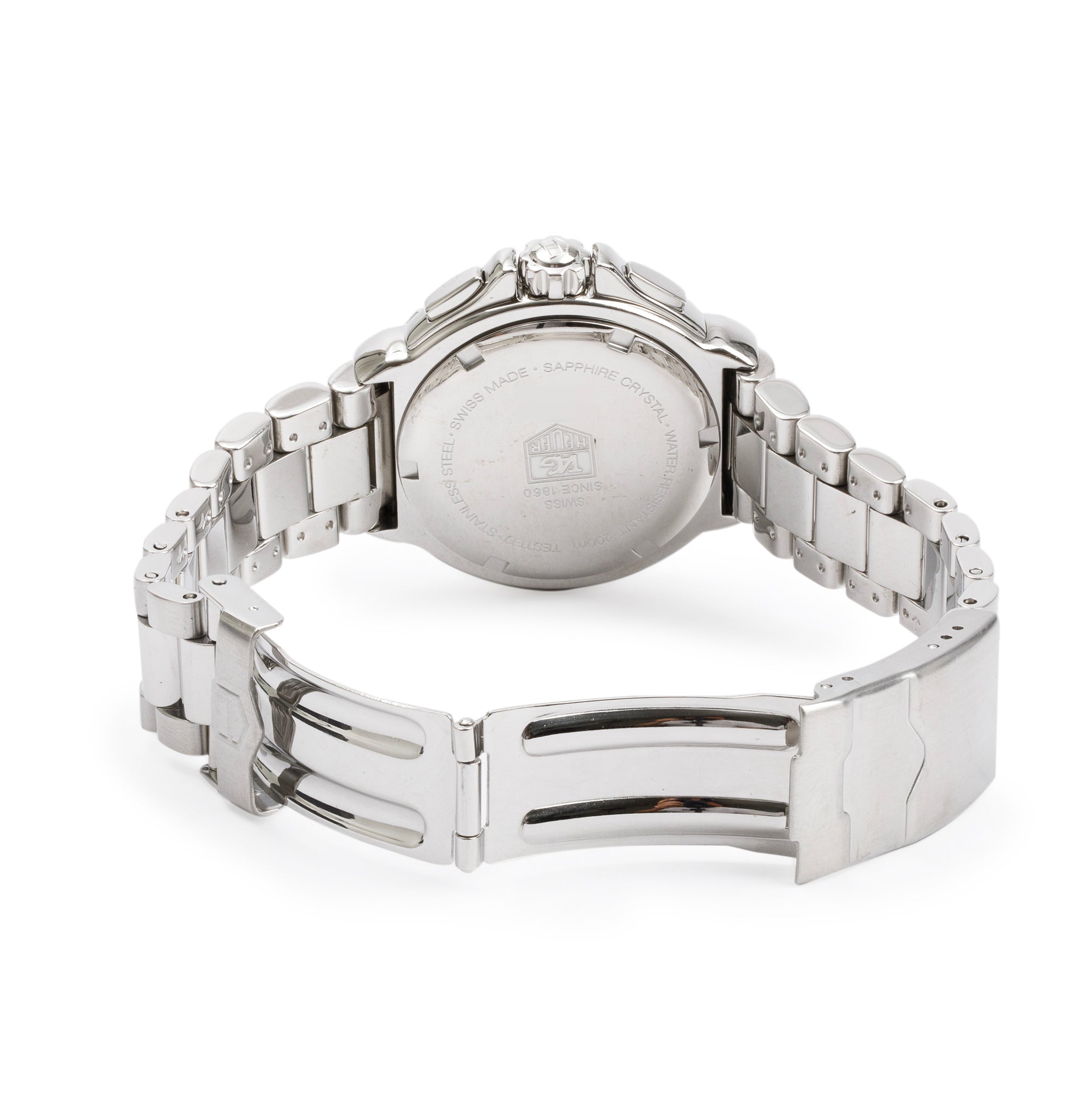 Tag Heuer Stainless Steel Formula 1 Diamond Bezel & Dial 37 MM Chronograph Watch CAC1310 w/ Box & Papers