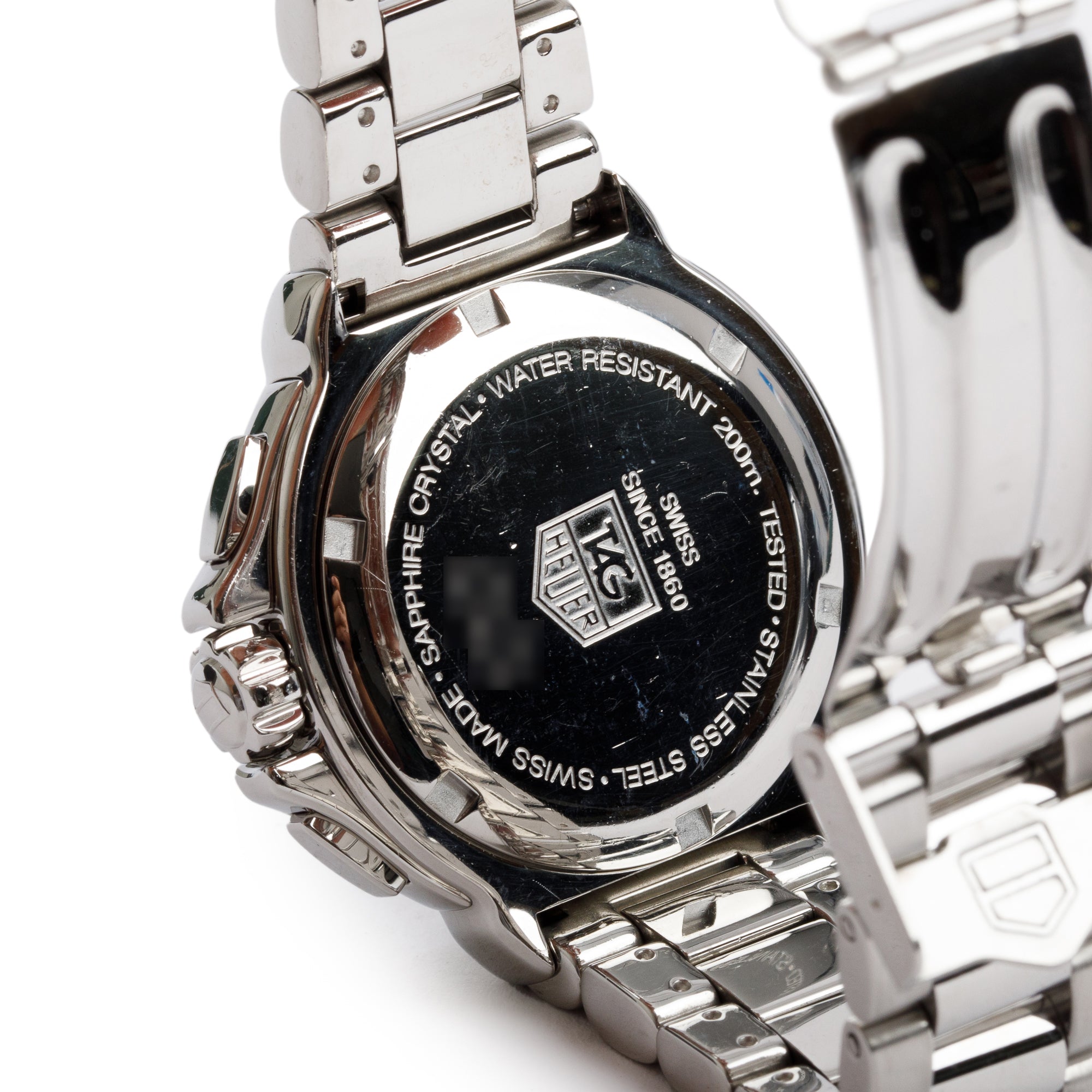 Tag Heuer Stainless Steel Formula 1 Diamond Bezel & Dial 37 MM Chronograph Watch CAC1310 w/ Box & Papers