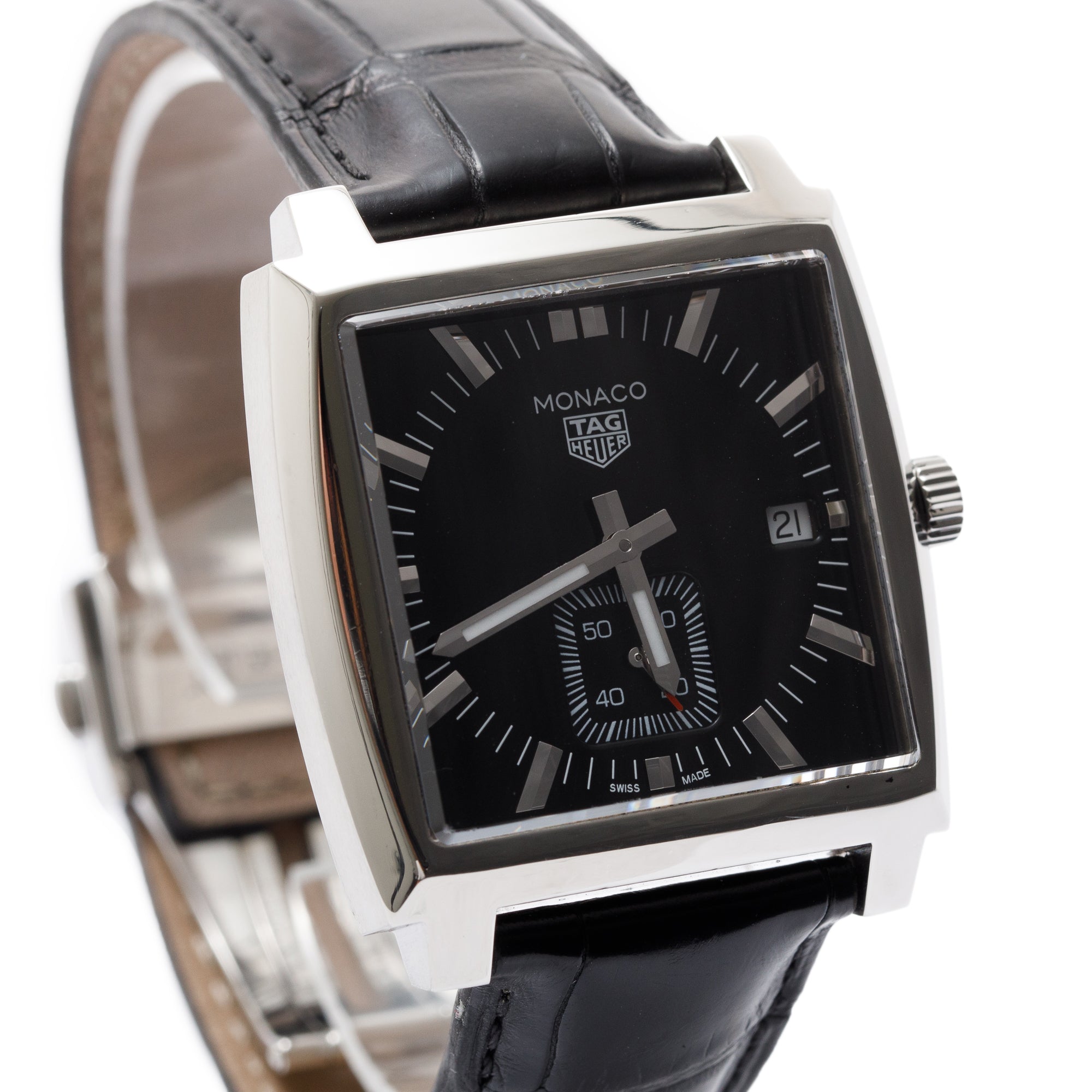 Tag Heuer Stainless Steel Monaco 37 MM Quartz Watch