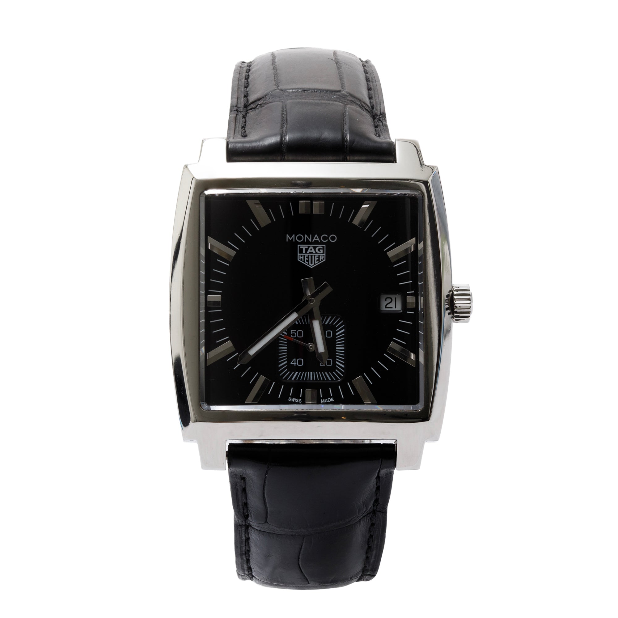 Tag Heuer Stainless Steel Monaco 37 MM Quartz Watch