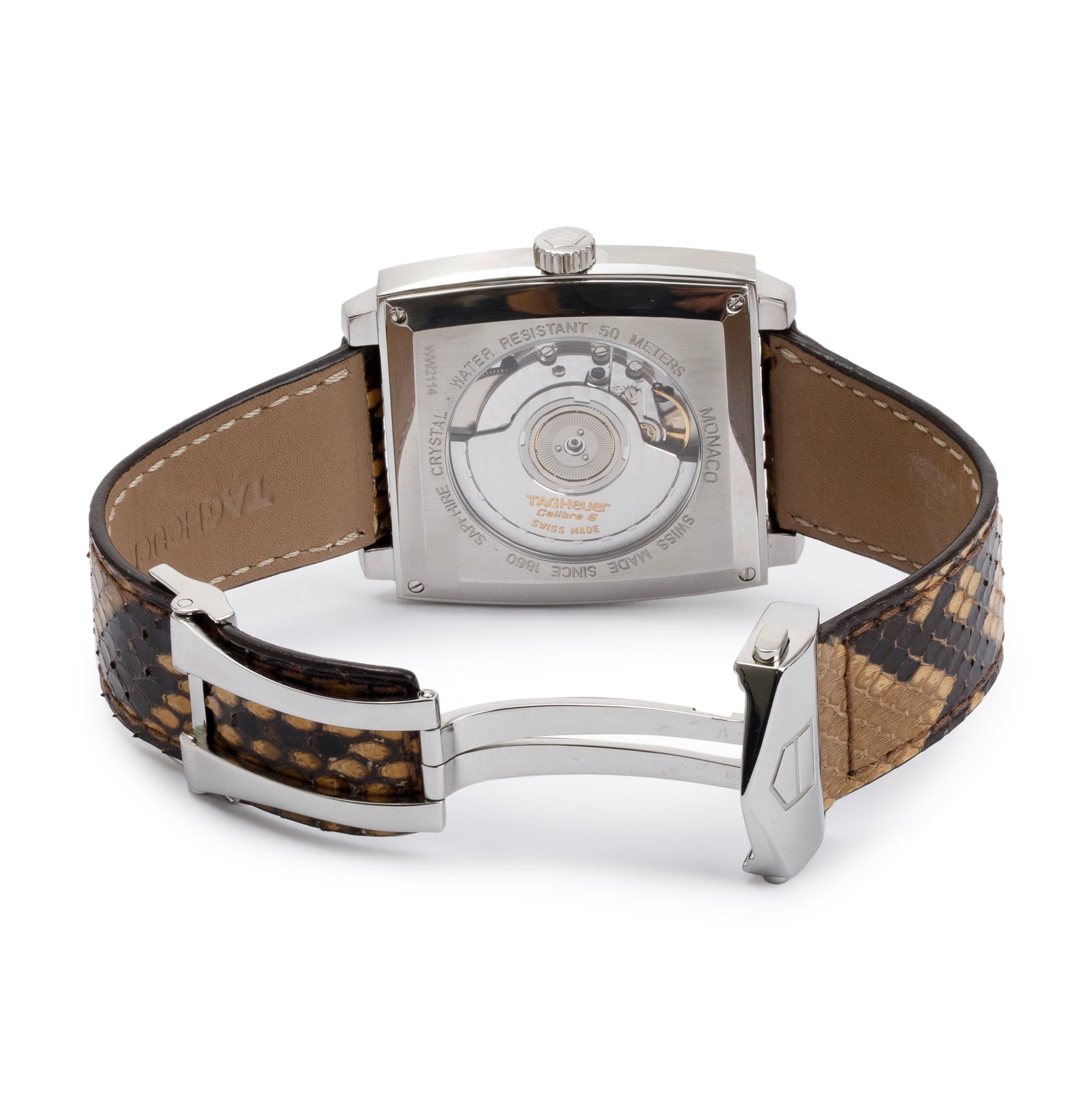 Tag Heuer Stainless Steel Monaco Diamond Bezel & Dial Automatic Watch w/ Box & Papers