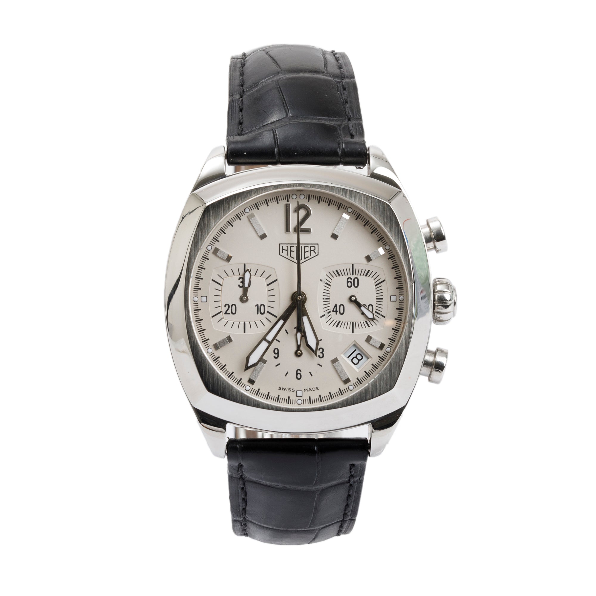 Tag Heuer Stainless Steel Monza 37 MM Automatic Chronograph Watch