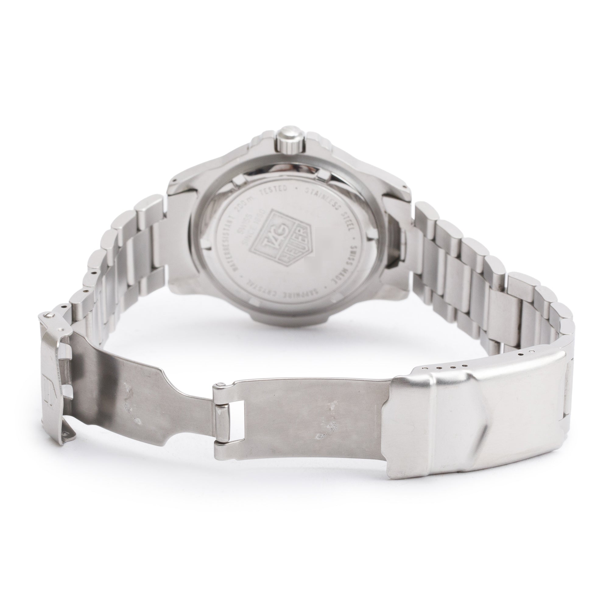 Tag Heuer Stainless Steel Professional 200 Meters 38 MM Watch WF1111-0