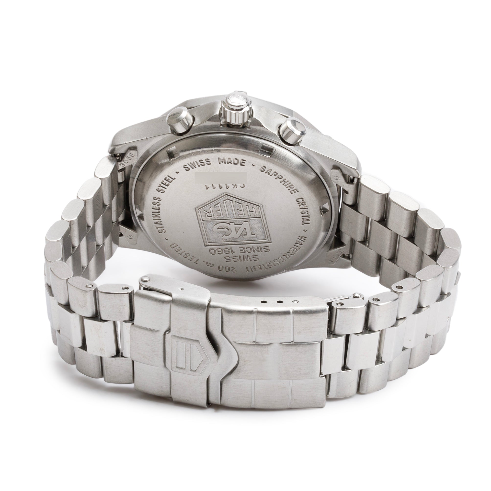 Tag Heuer Stainless Steel Professional 38 MM Chronograph Watch