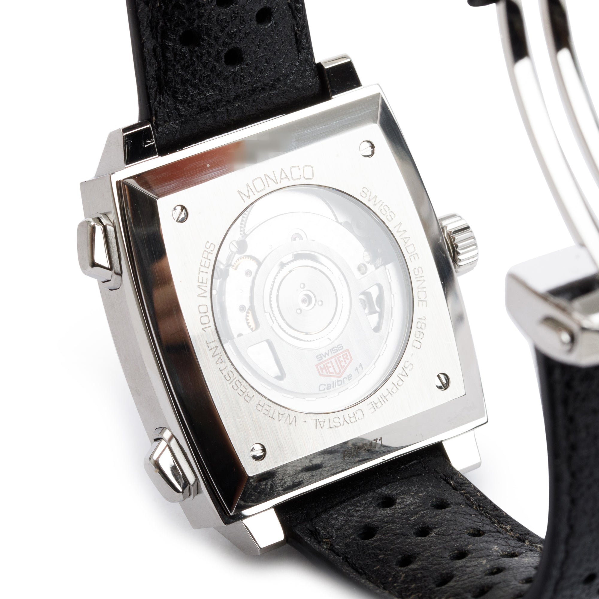 Tag Heuer Stainless Steel Steve McQueen Edition Monaco Automatic Chronograph Watch w/ Box & Papers