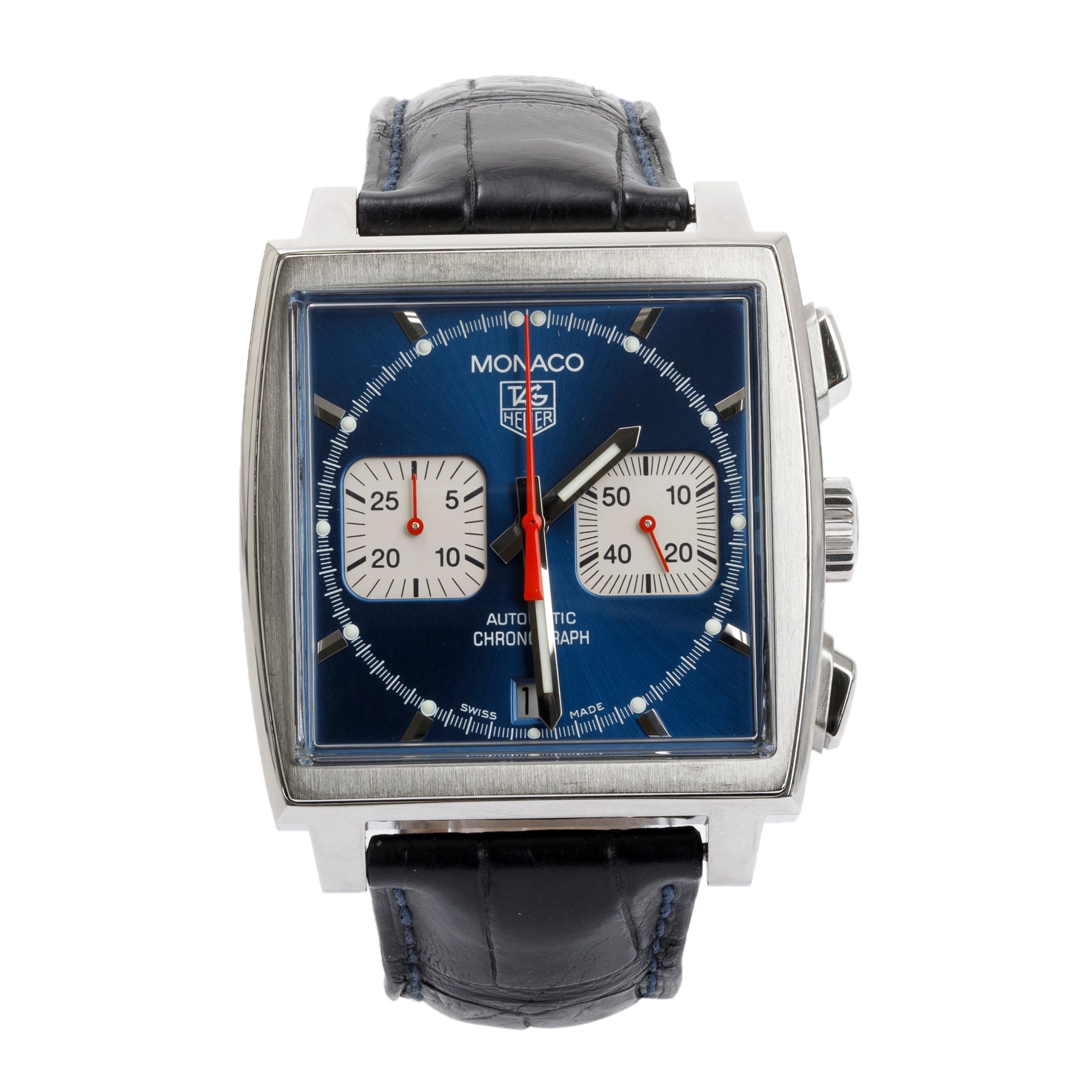 Tag Heuer Stainless Steel Steve McQueen Edition Monaco Automatic Chronograph Watch