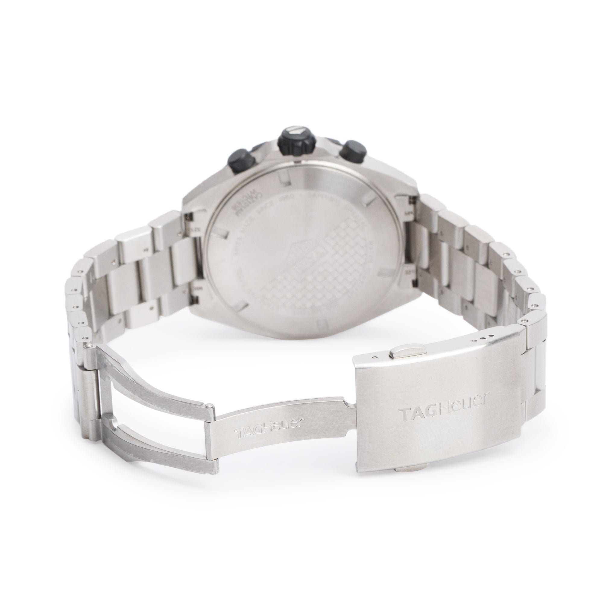 Tag Heuer Stainless Steel Yellow Dial Formula 1 43 MM Chronograph Quartz Watch CAZ101AM w/ Box & Papers