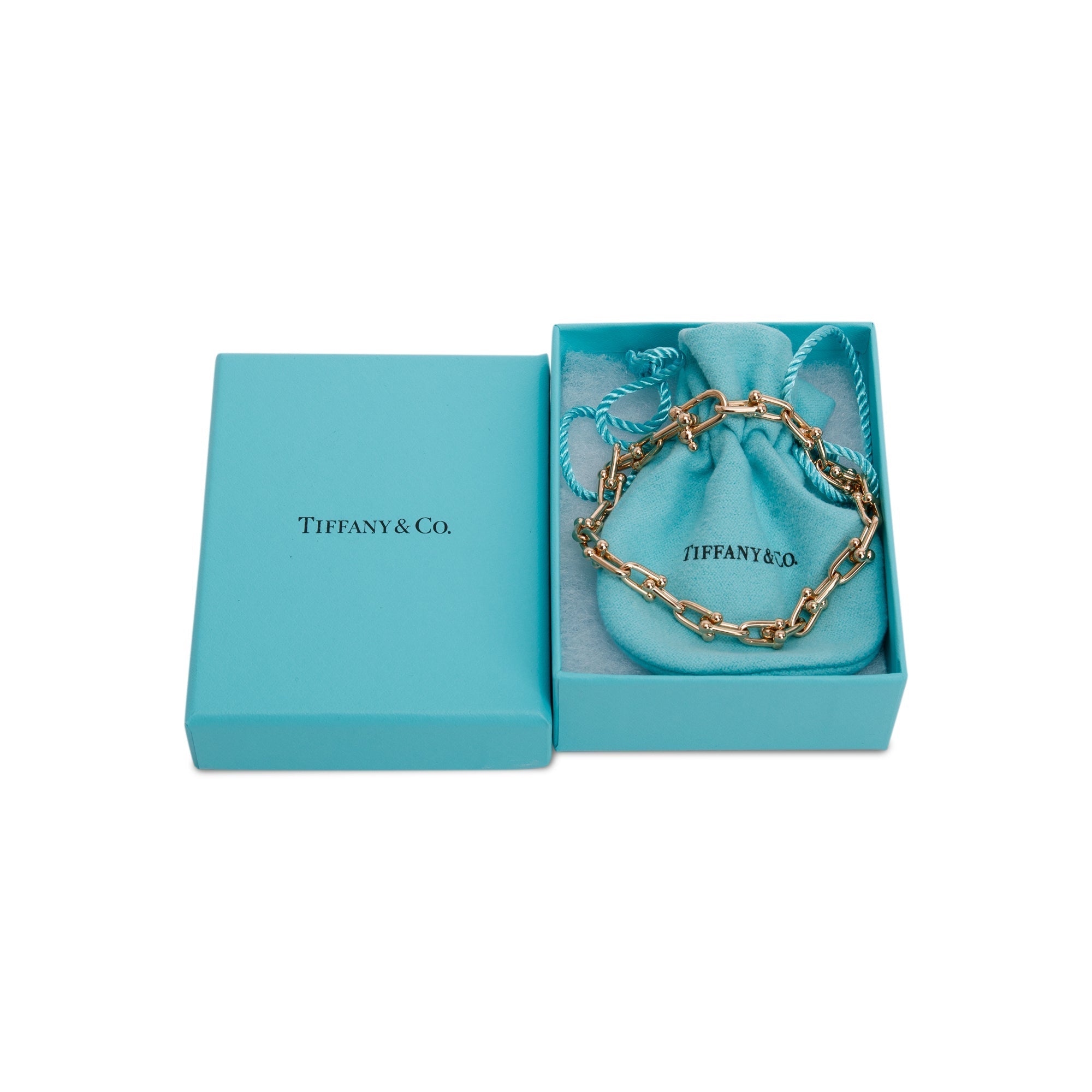 Tiffany & Co. 18k Rose Gold HardWear Small Link Bracelet w/ Box