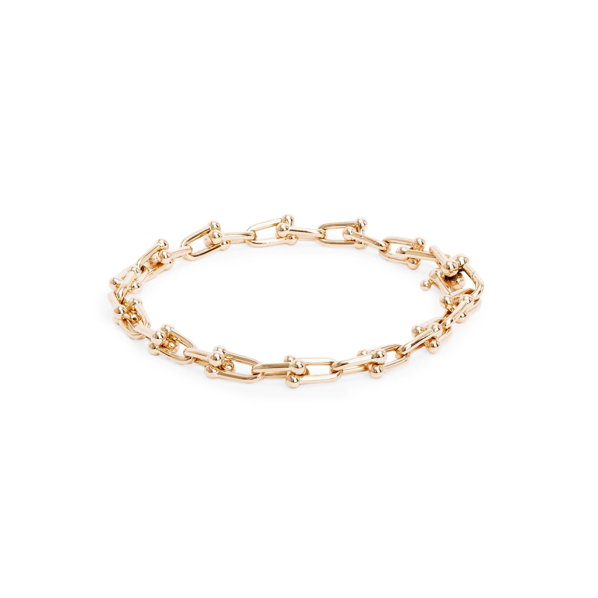 Tiffany & Co. 18k Rose Gold HardWear Small Link Bracelet w/ Box